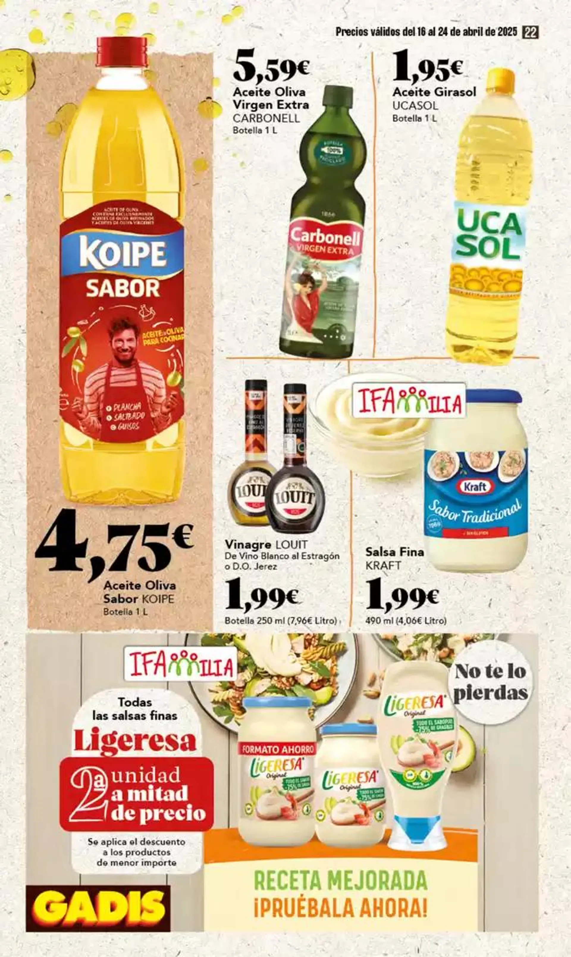 Catálogo de Precios válidos del 16 al 24 de abril 16 de abril al 24 de abril 2025 - Página 22