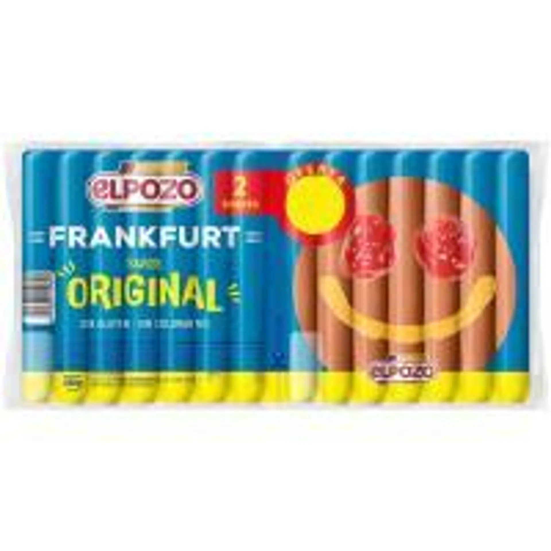 Salchichas Frankfurt ELPOZO, pack 2x140 g