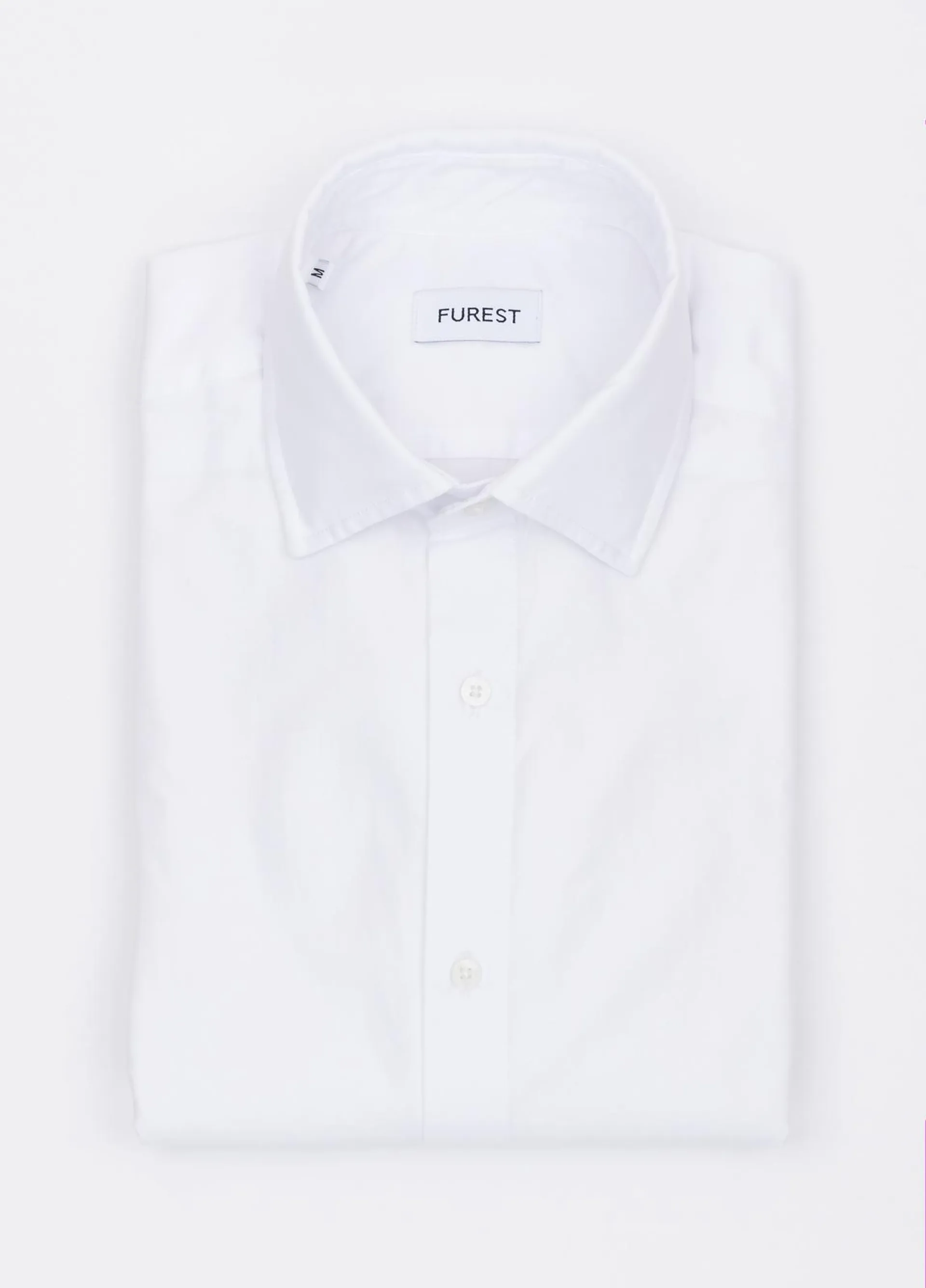 Camisa sport FUREST COLECCIÓN algodón Pinpoit blanca