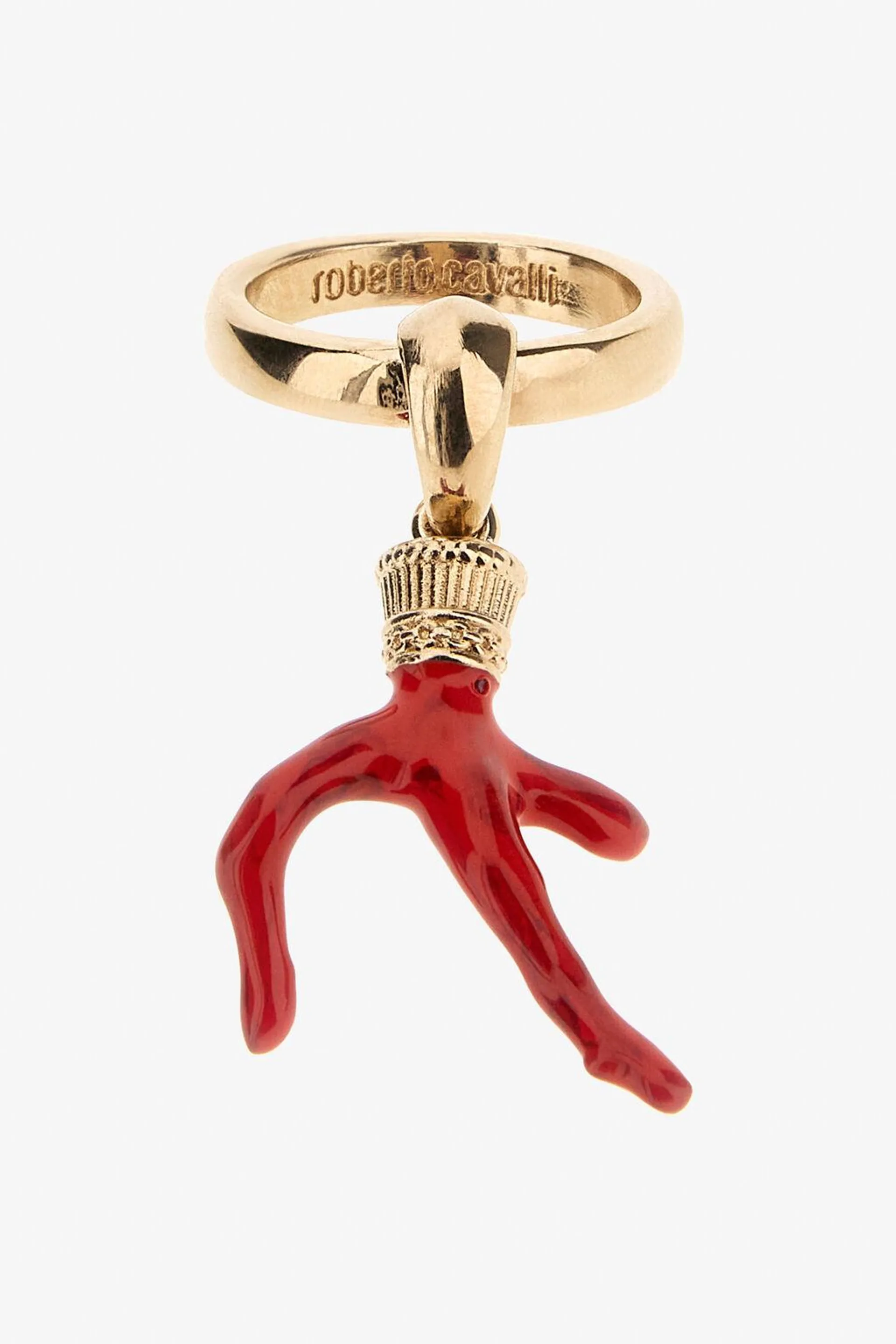 Ring with coral