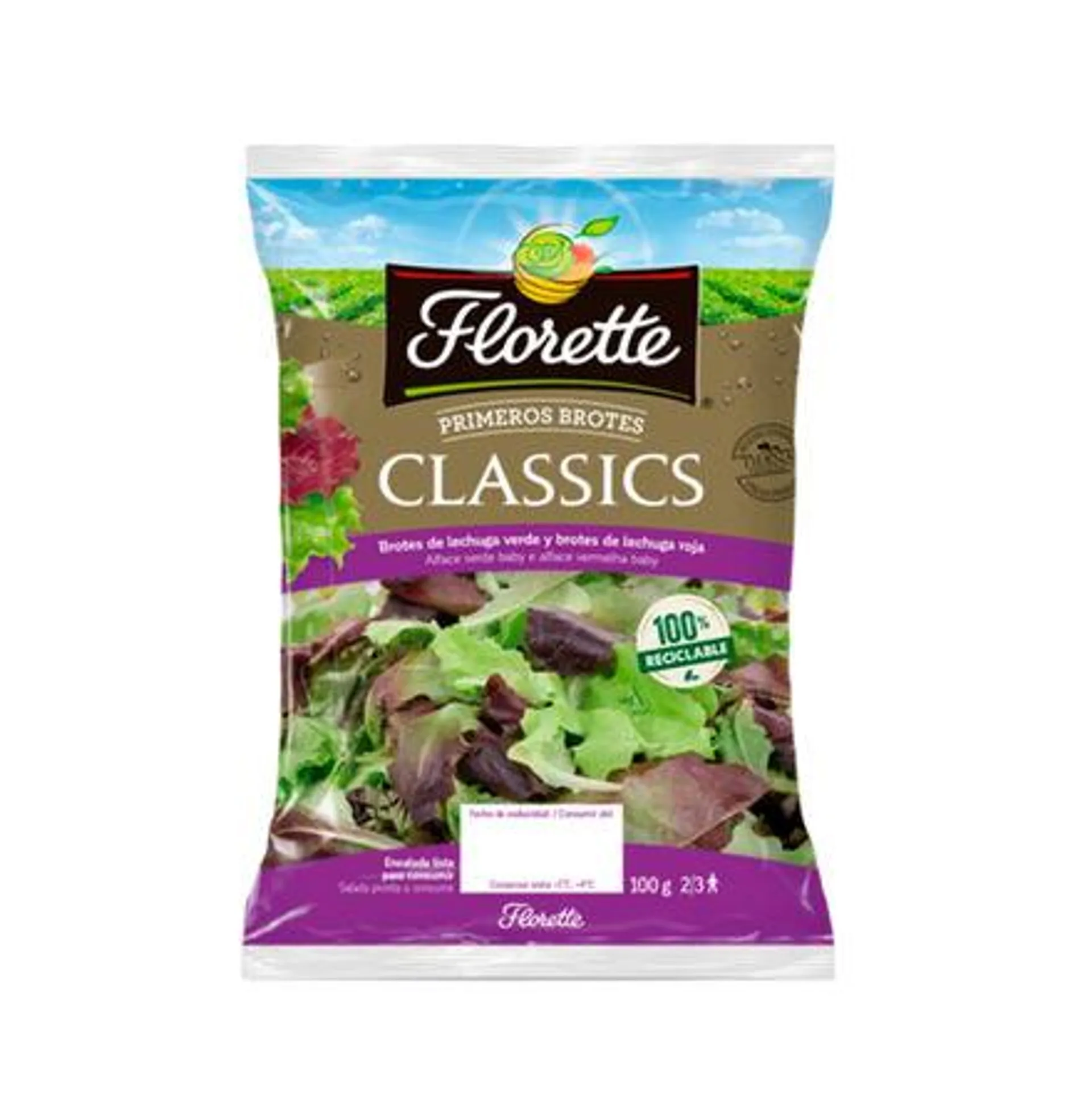 Ensalada primeros brotes classics Florette 100g