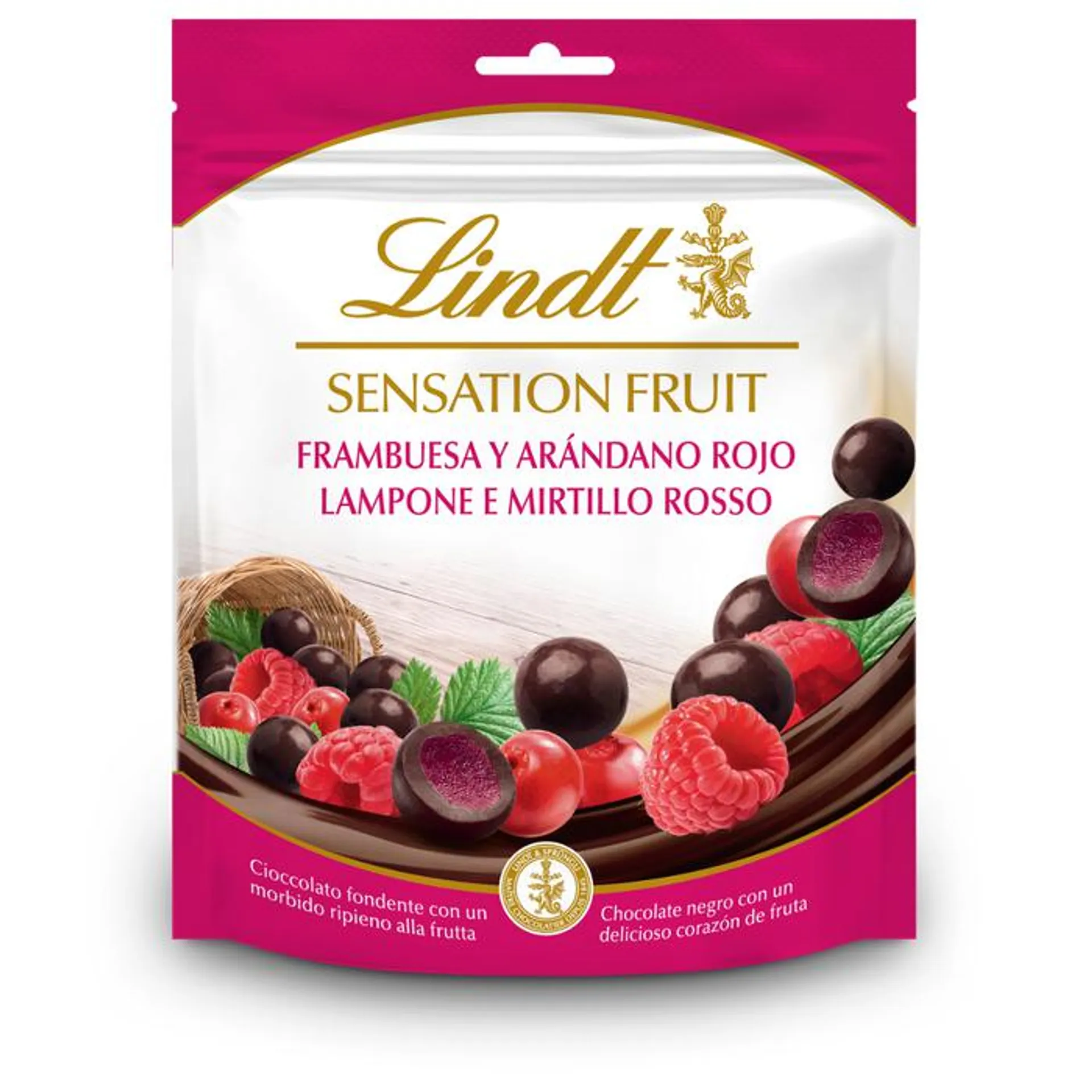 Sensation Fruit Frambuesa y Arándano Rojo 150 g