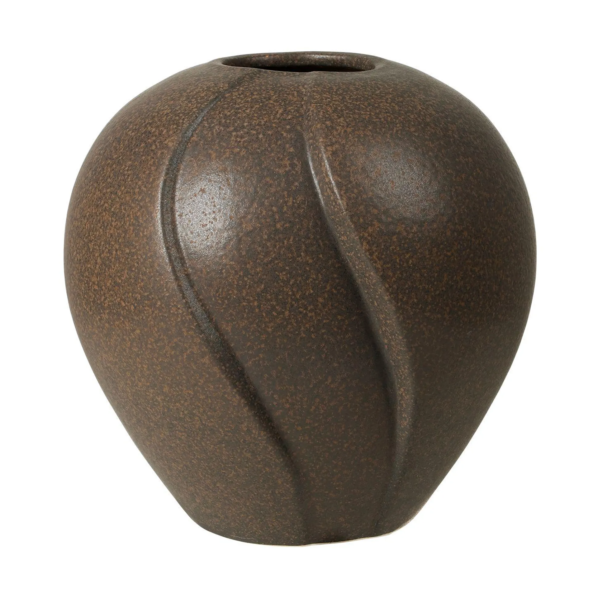 Leda vase Ø25x25 cm Antique brown