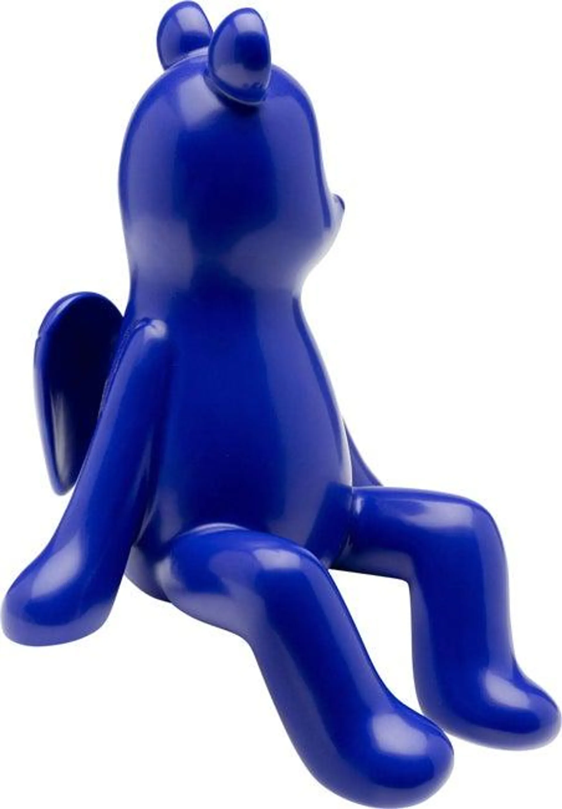 Figura deco Sitting Squirrel azul 20cm