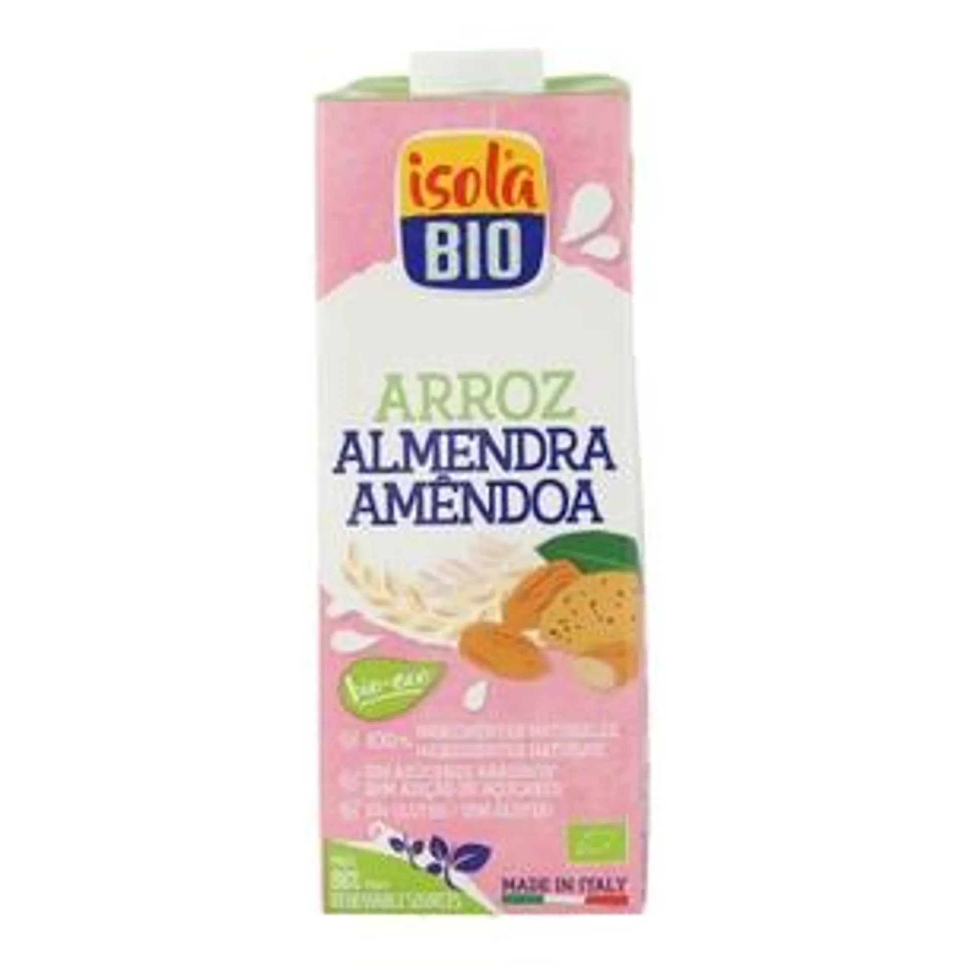 Bebida de Arroz y Almendras Bio Isola BIO 1 L