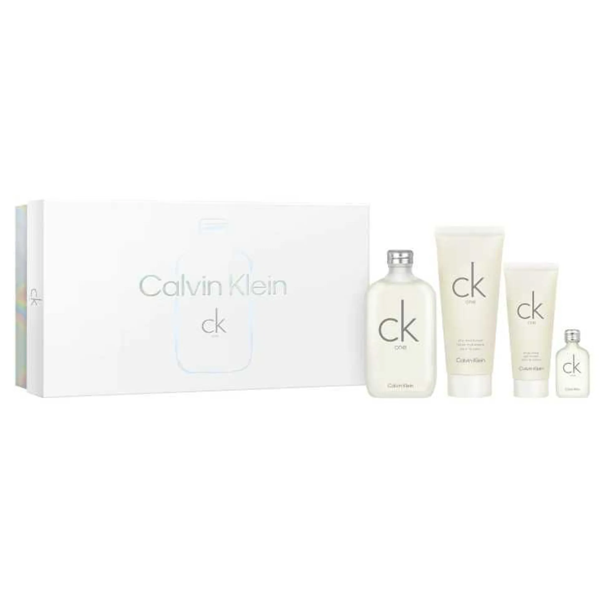 ck-one eau de toilette 200ml cofre 4 piezas