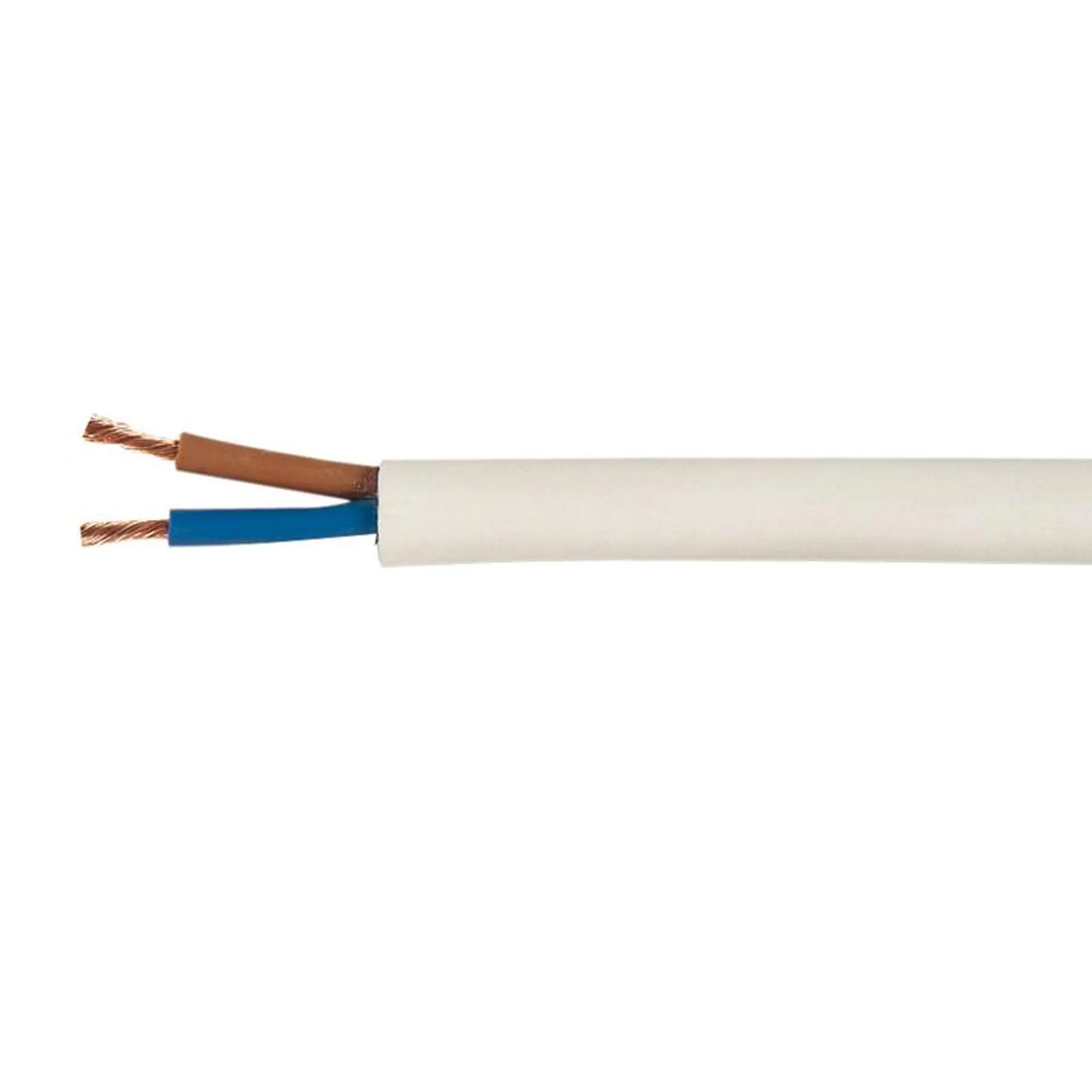 Cable eléctrico CEMI manguera blanca UNE H05 VVF