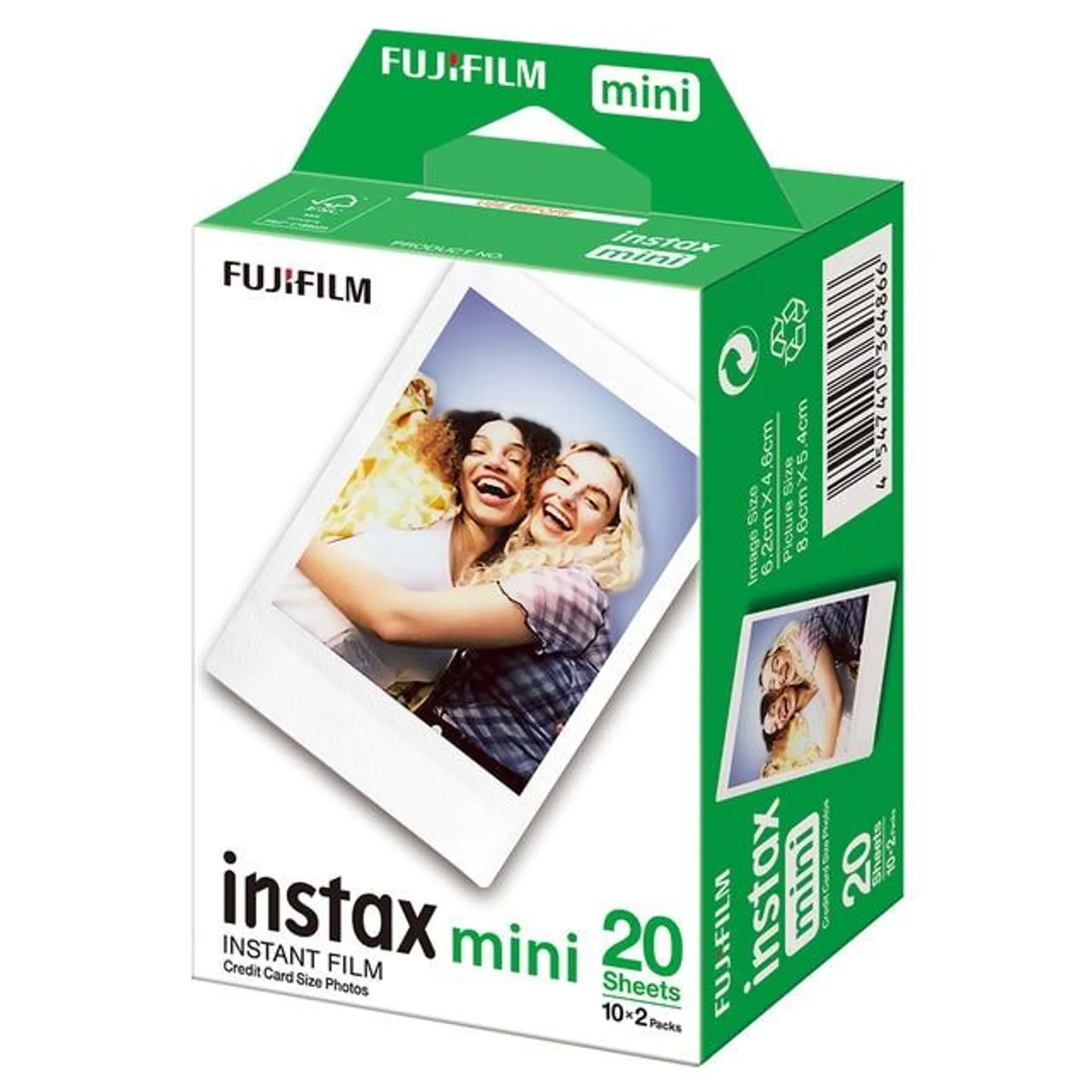 Película instantánea Fujifilm para Instax Mini 2 x 10 hojas