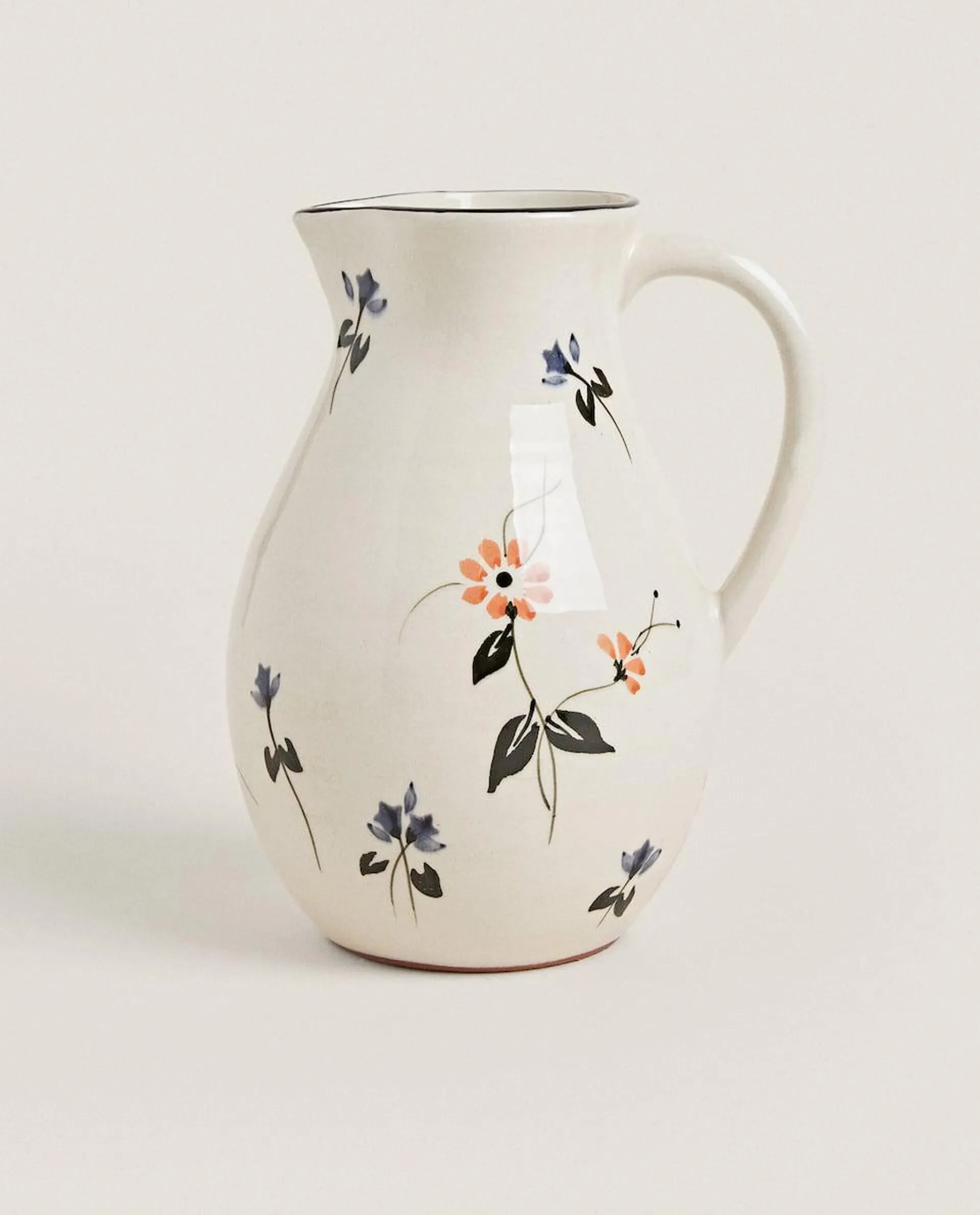 JARRA FLOR PINTADA