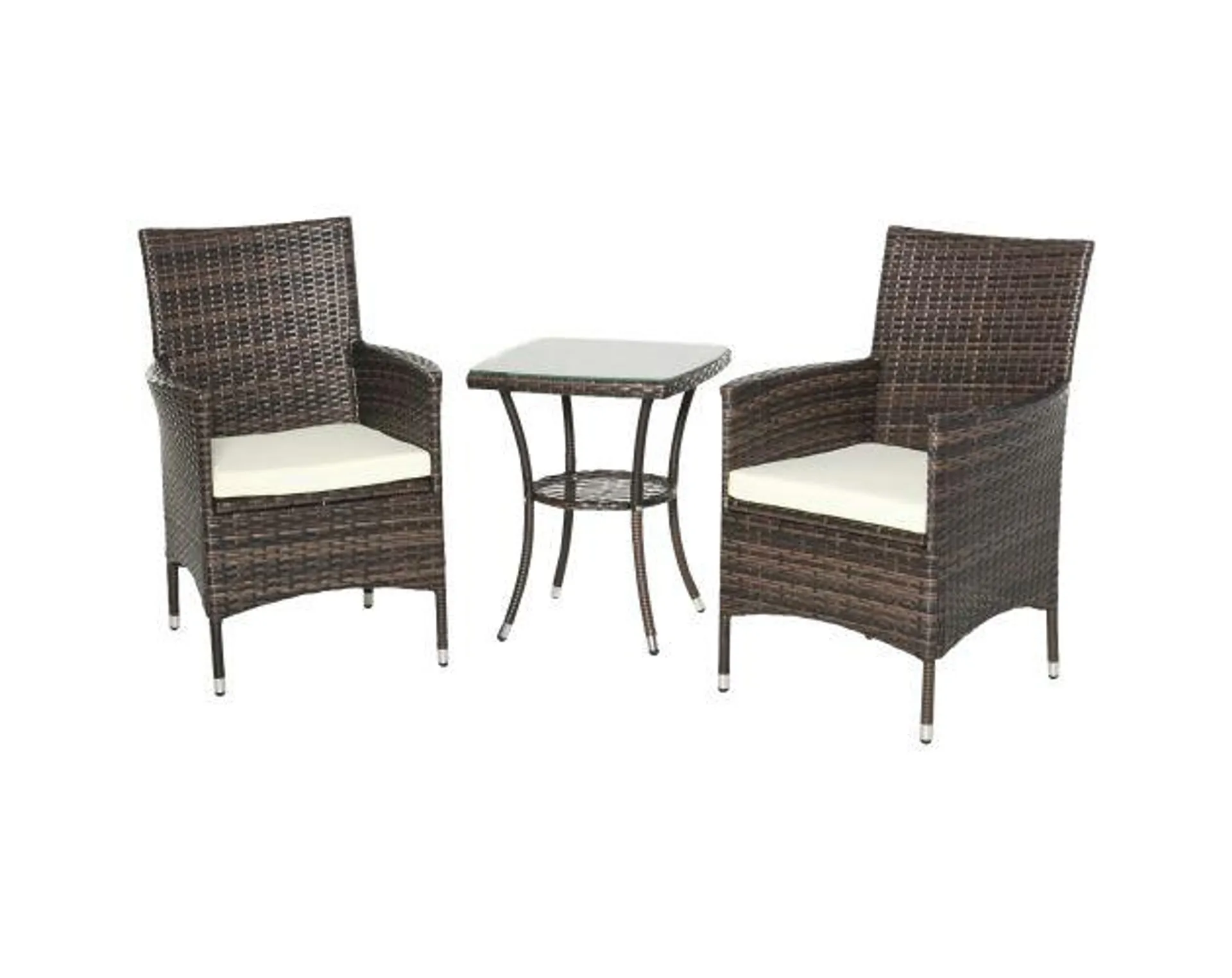 Conjunto de muebles de exterior de ratán