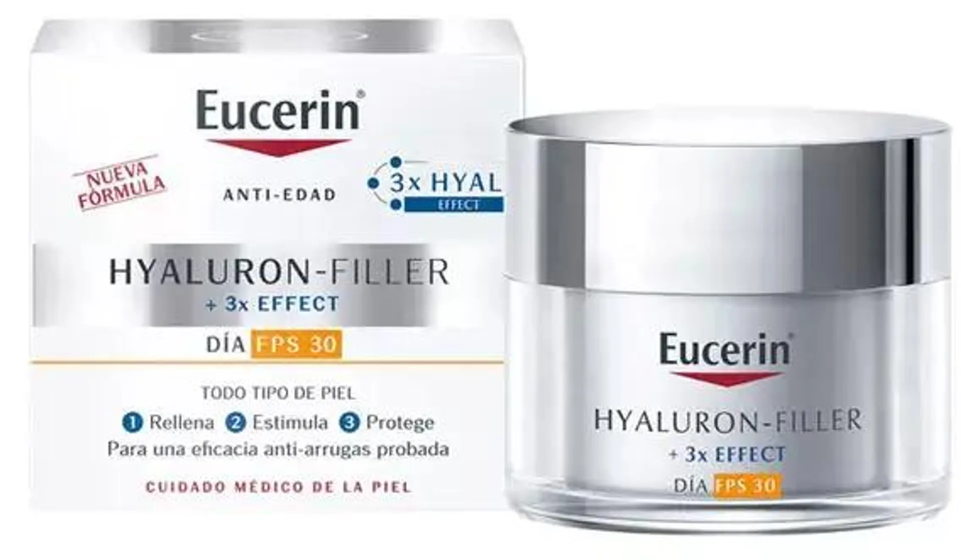 Eucerin Hyaluron-Filler Crema Facial Antiedad Día SPF30 50 ml