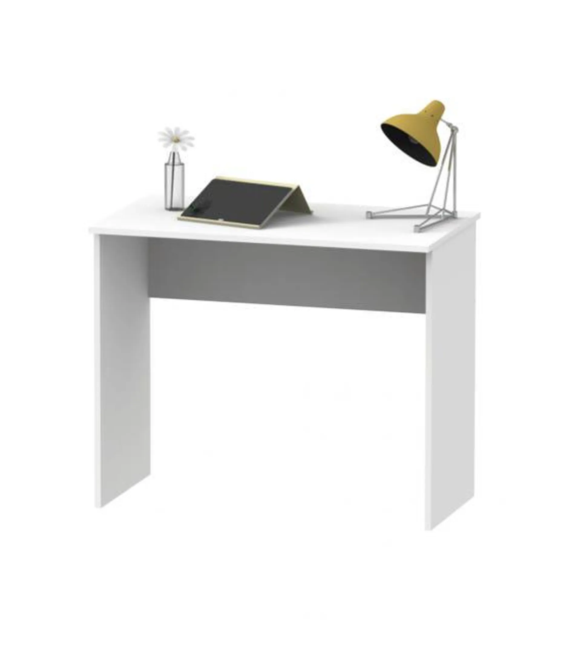 Mesa de despacho Turin acabado blanco, 75 cm(alto)90 cm(ancho)50 cm(fondo)