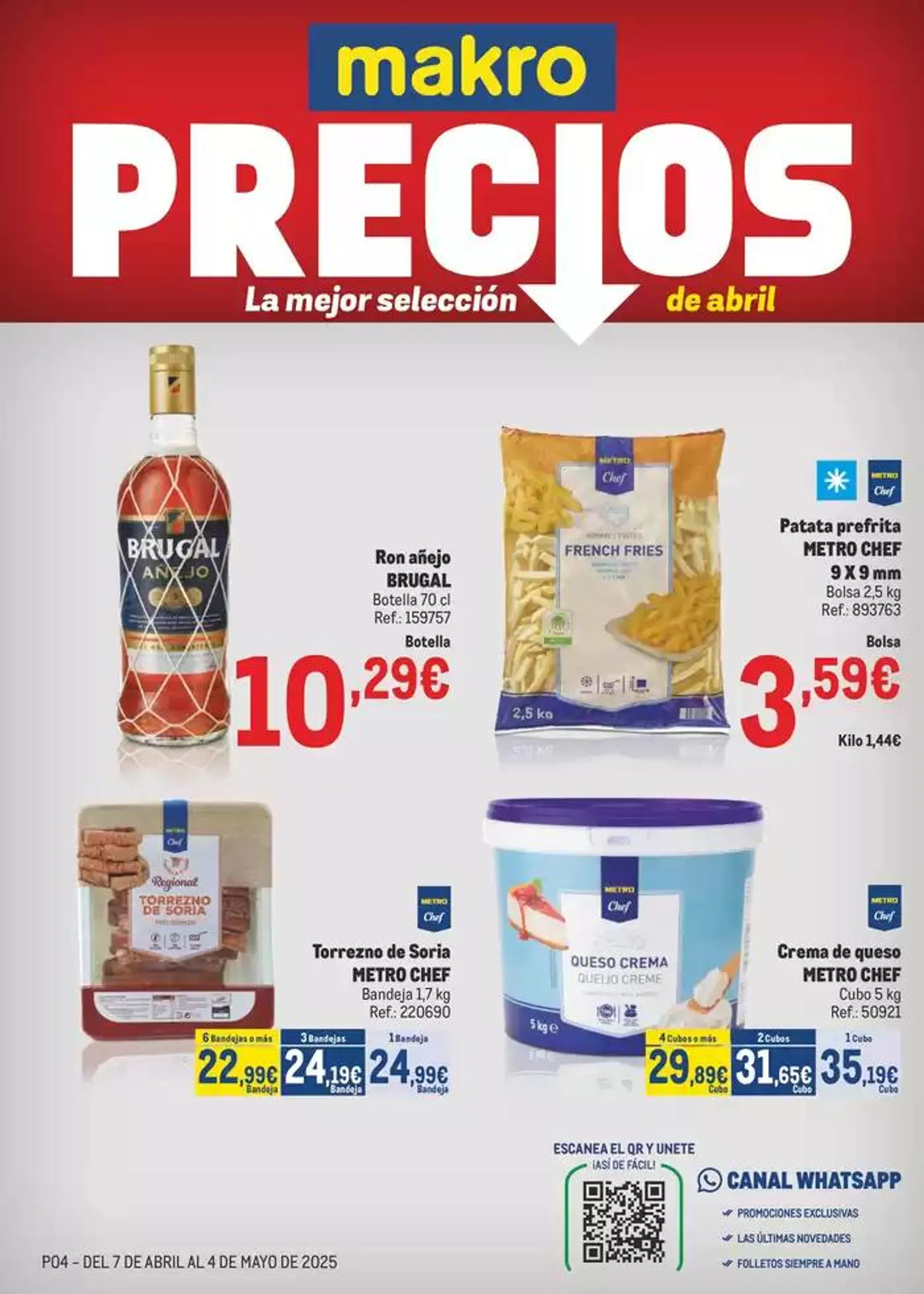 Catálogo de Makro Precios Cataluña 8 de abril al 4 de mayo 2025 - Página 1