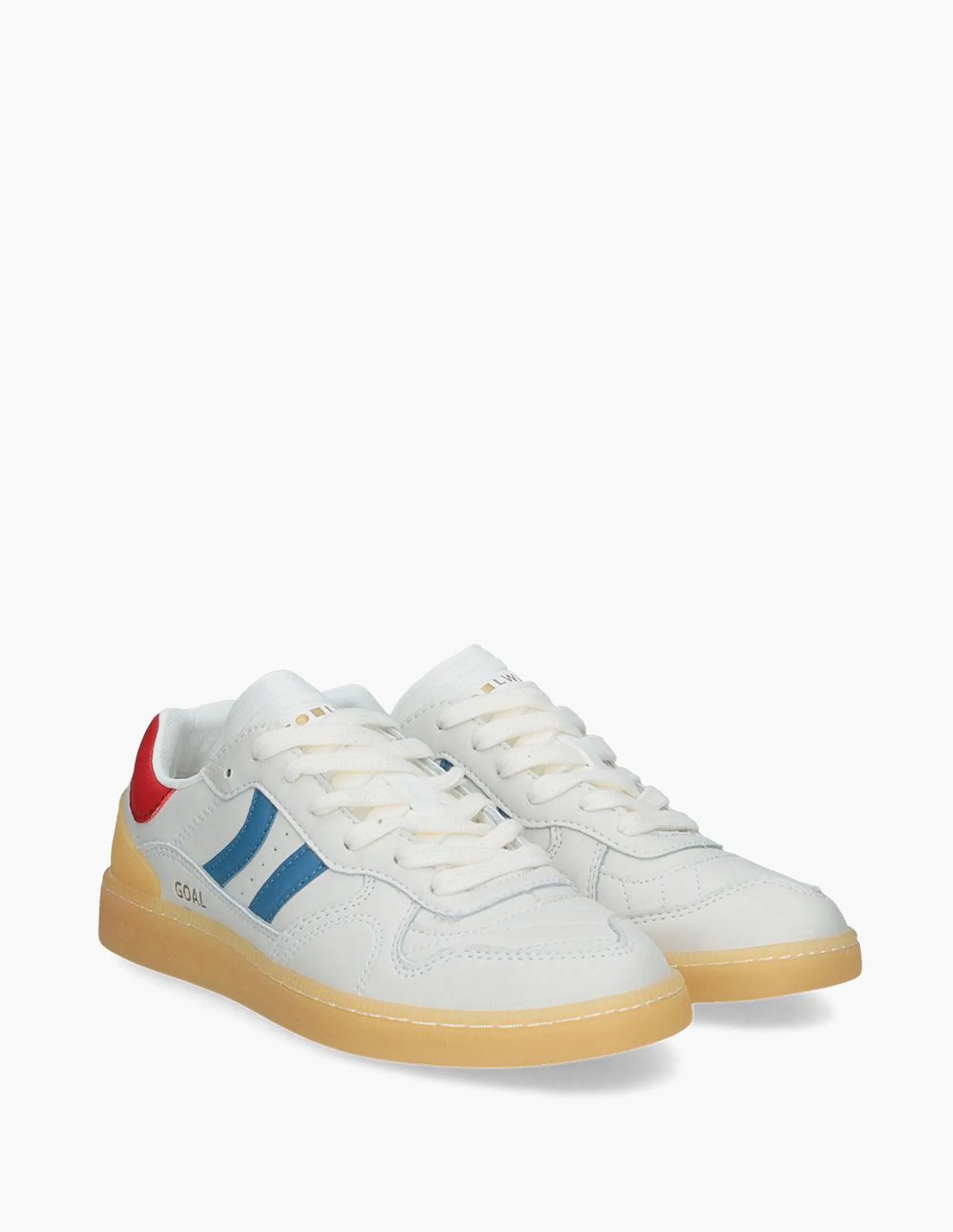GOAL WHITE LEATHER MUJER