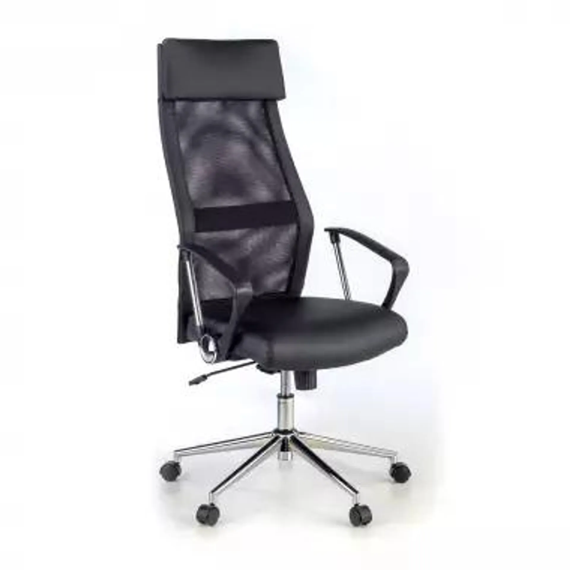 Silla de Escritorio Maverick, malla transpirable, asiento acolchado - Negro