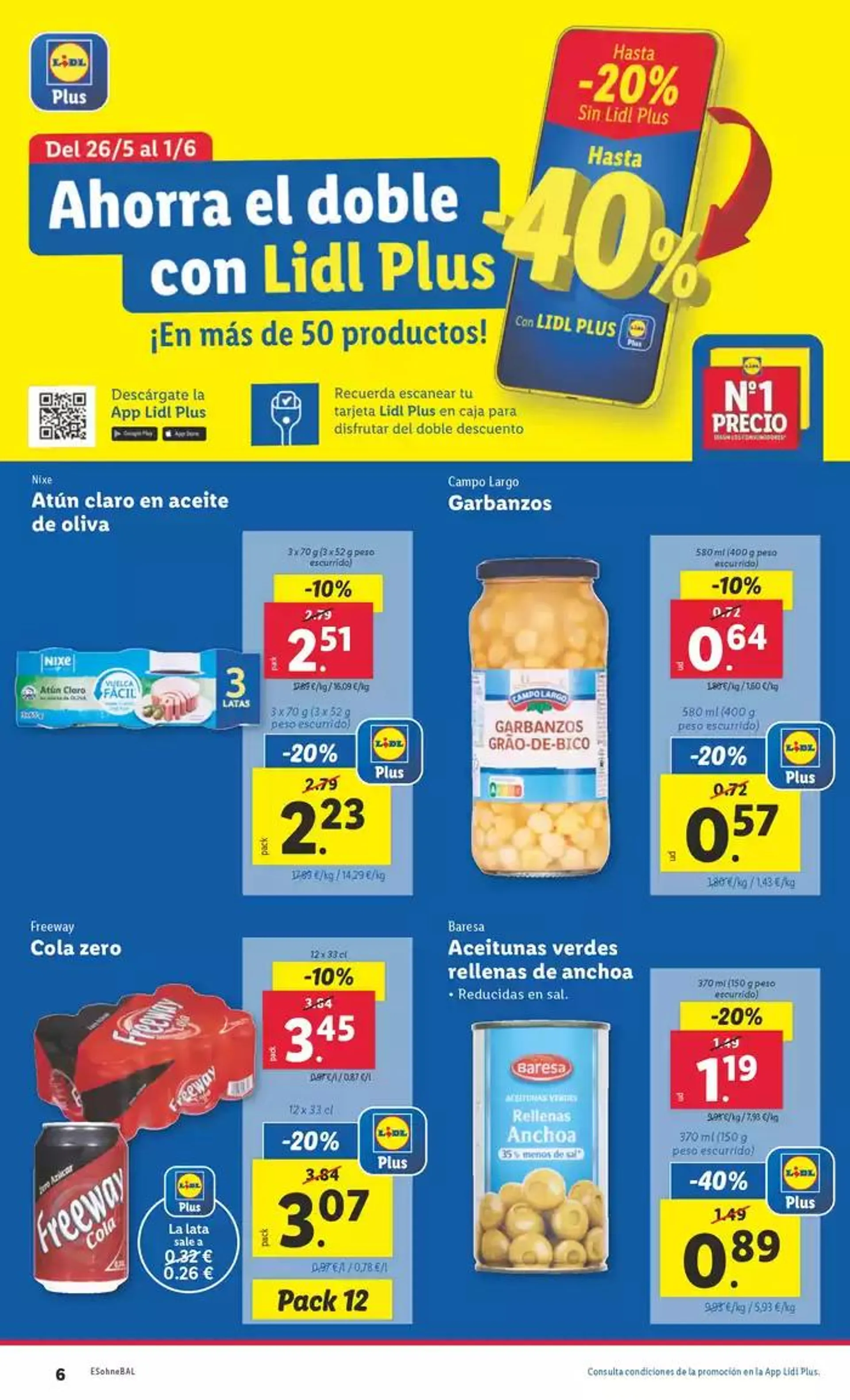 Catálogo de № 1 PRECIO - Ofertas válidas del 26/05 al 01/06 26 de mayo al 1 de junio 2025 - Página 6