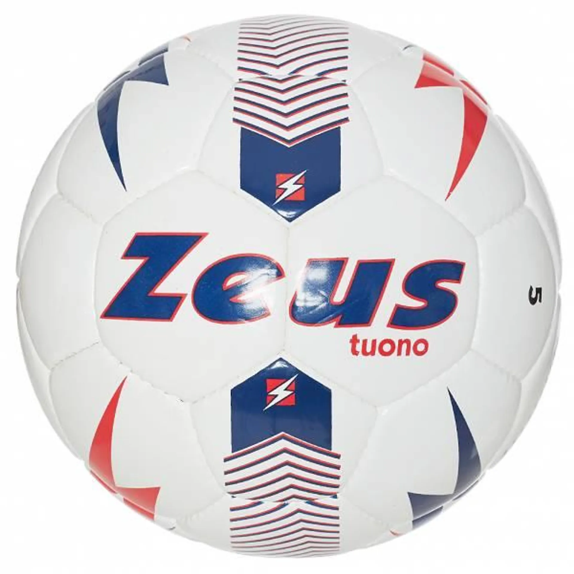 Zeus Pallone Tuono Balón de fútbol blanco rojo