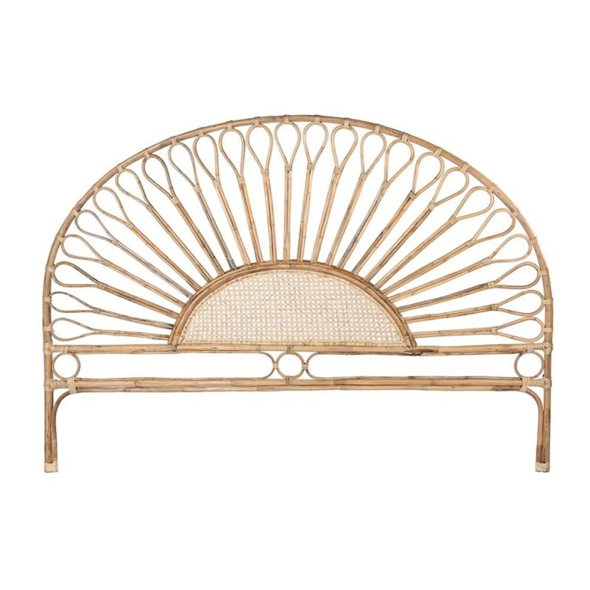 Sunflower rattan headboard,178cm