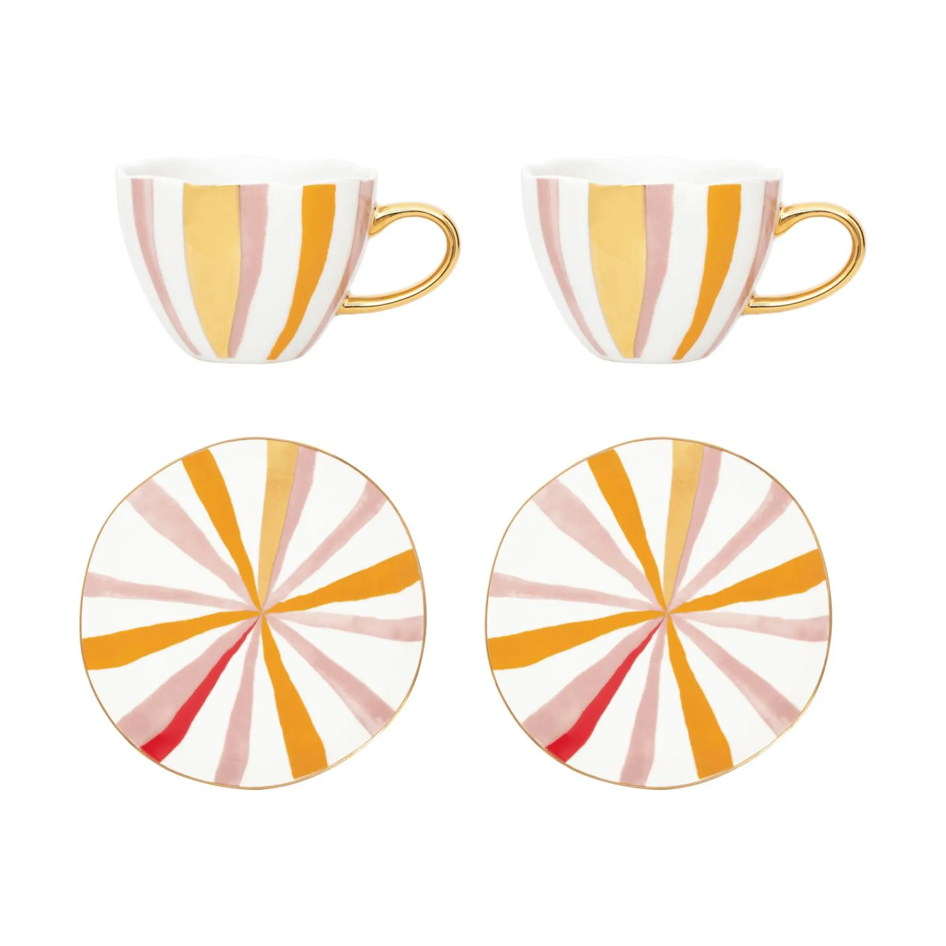 Good Morning Cappuccino cup with saucer 4 pieces