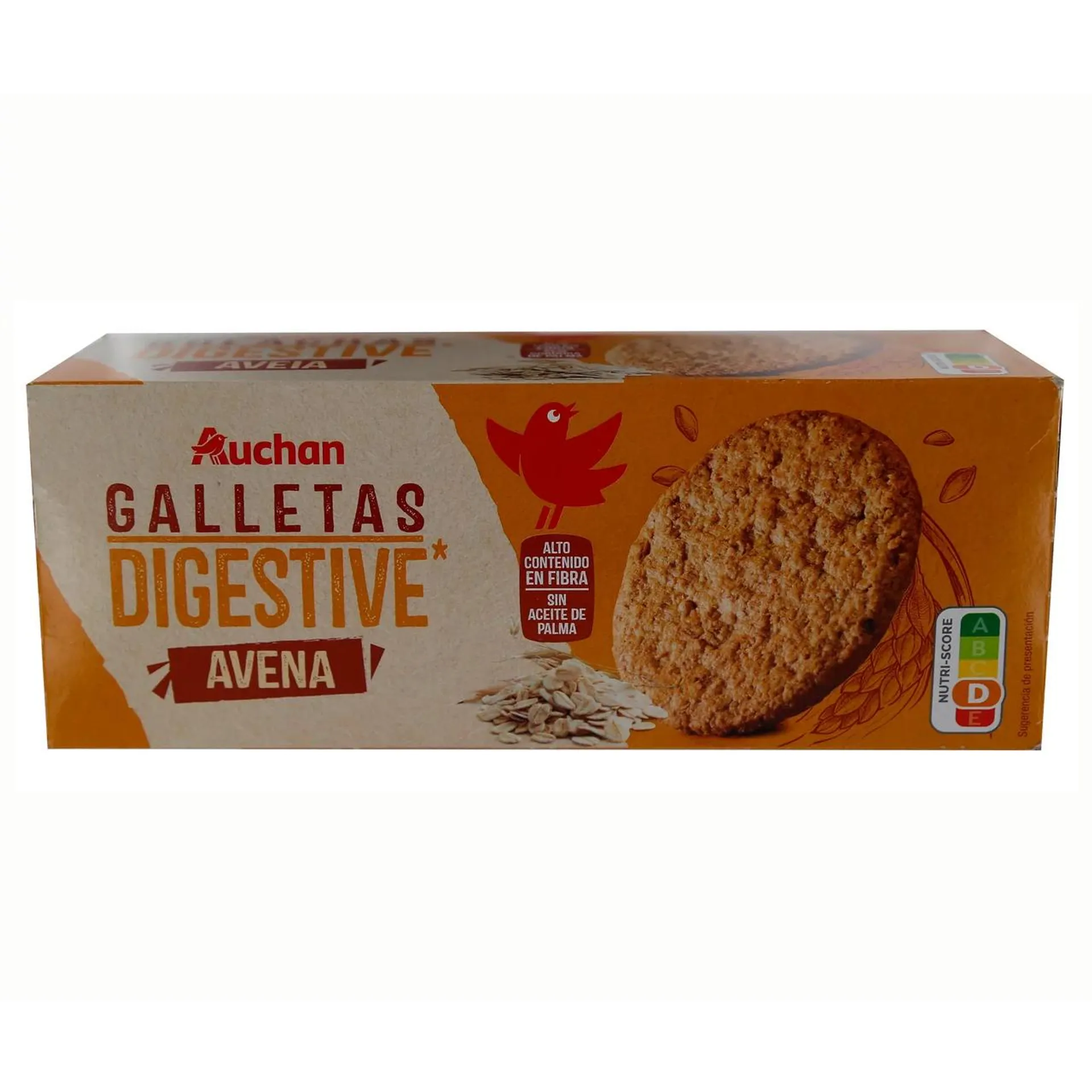 PRODUCTO ALCAMPO Digestive Galletas con avena 425 g.