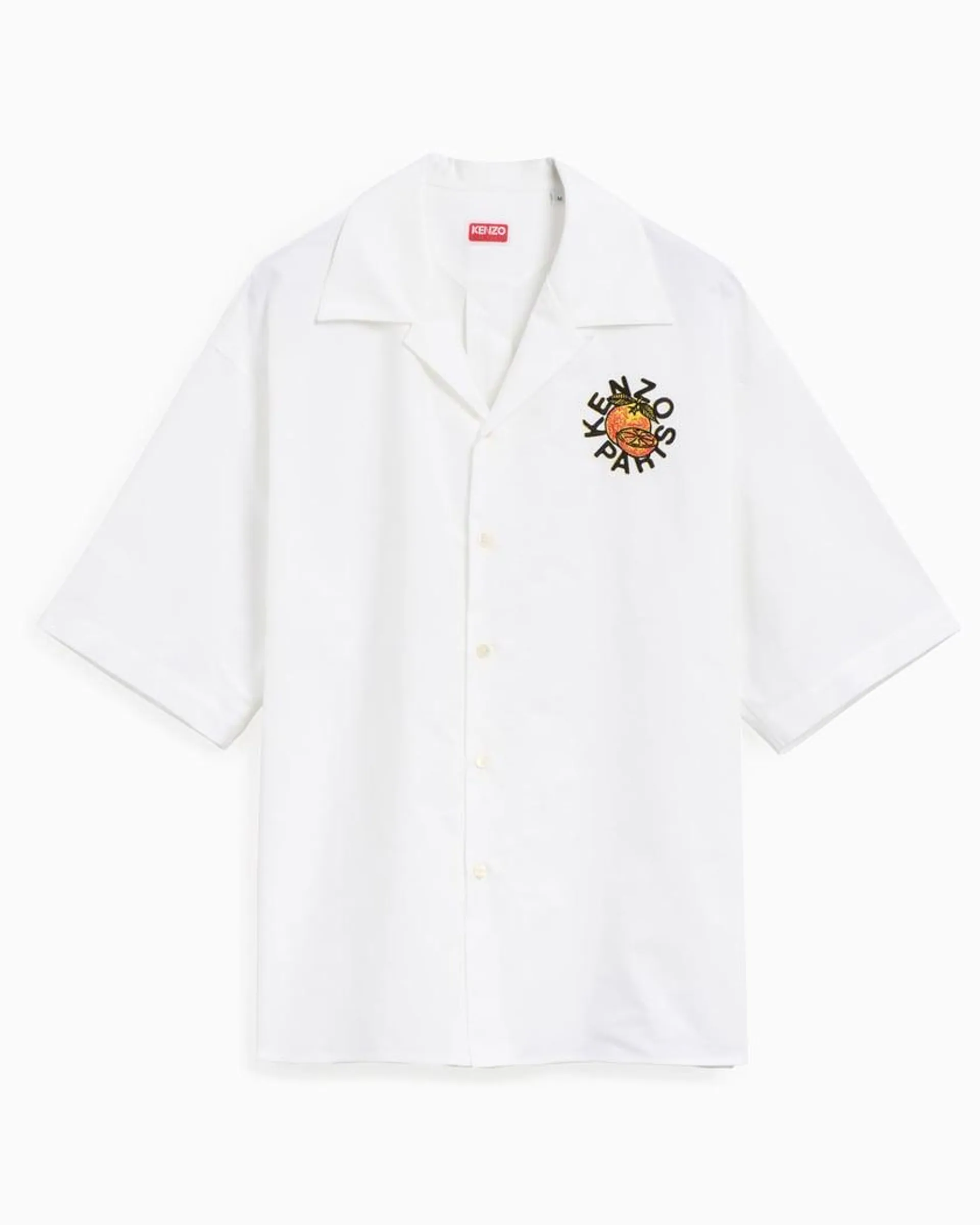 Kenzo Orange Men's Short Sleeve Shirt