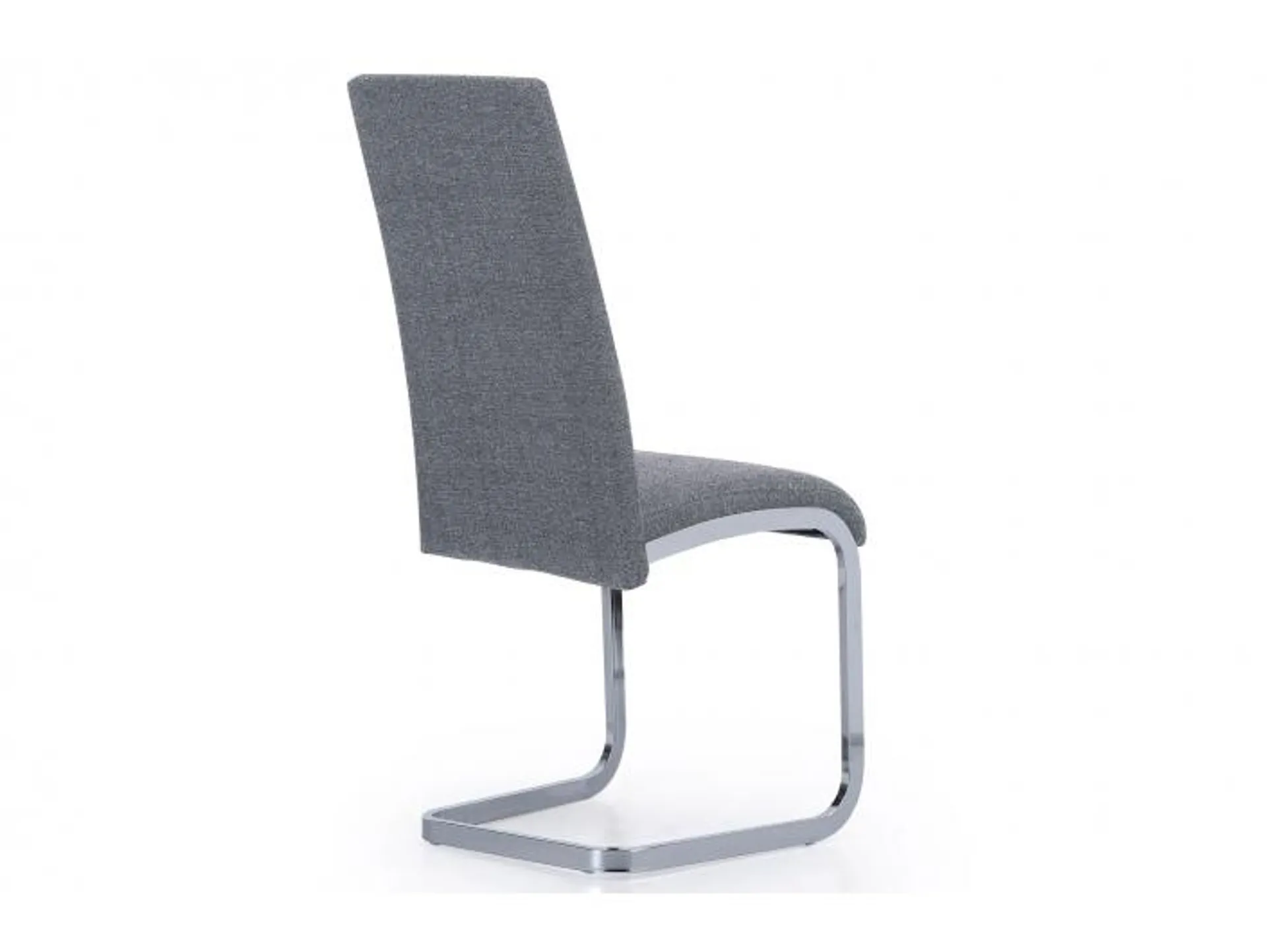 Pack 4 sillas comedor tejido gris-cromo