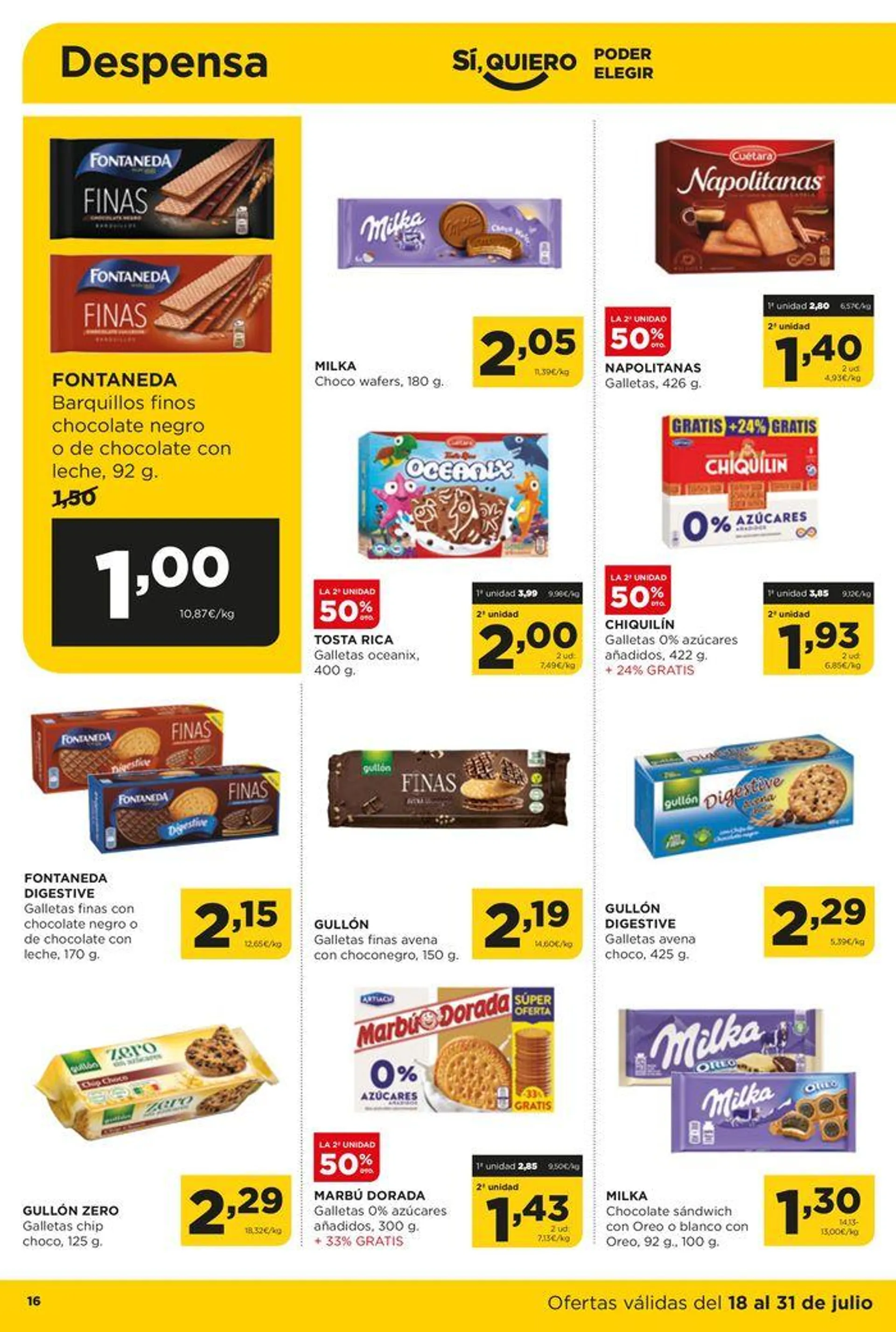 Ofertas válidas en Asturias del 18 al 31 de julio - 16