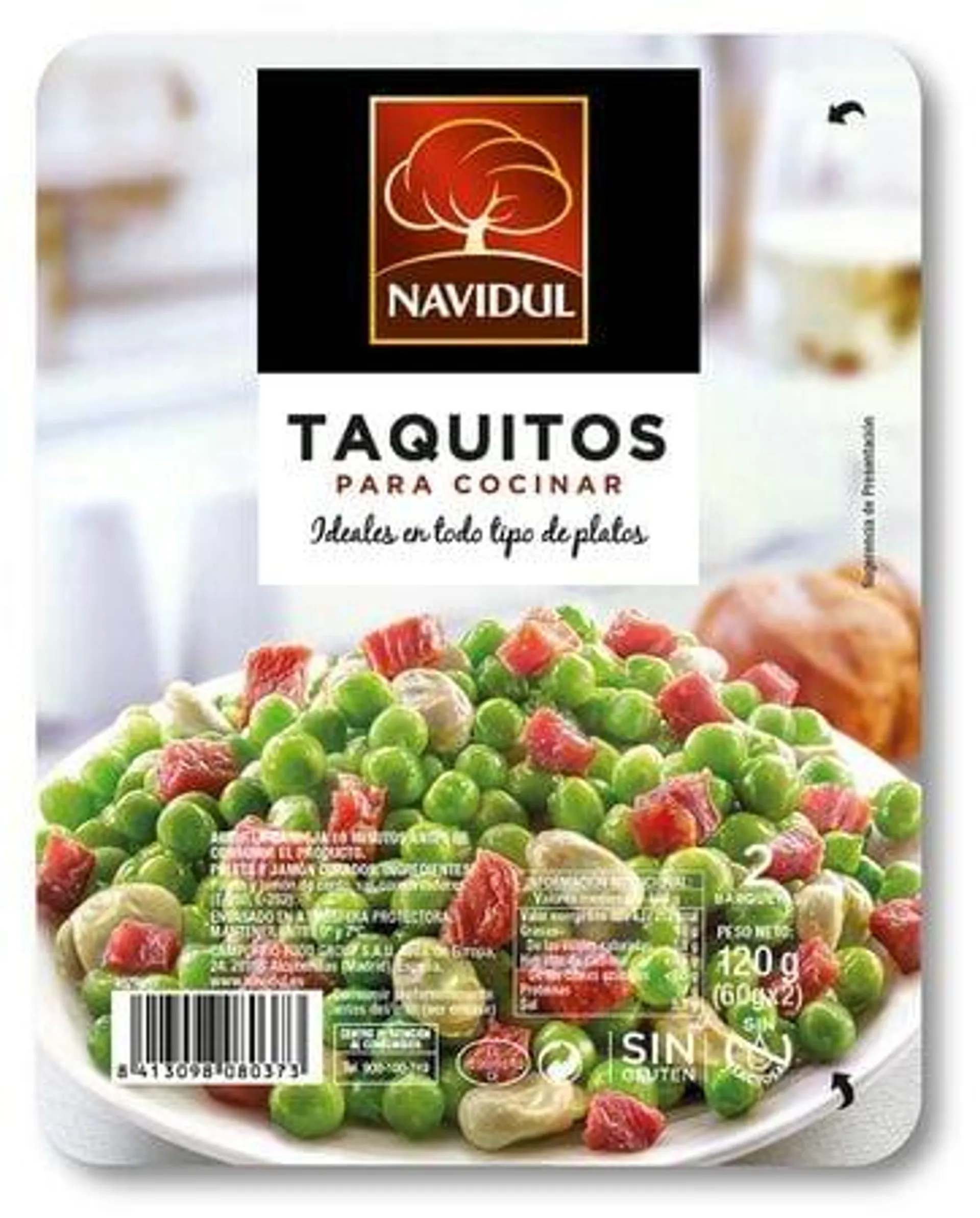 Taquitos de jamón Navidul 100g