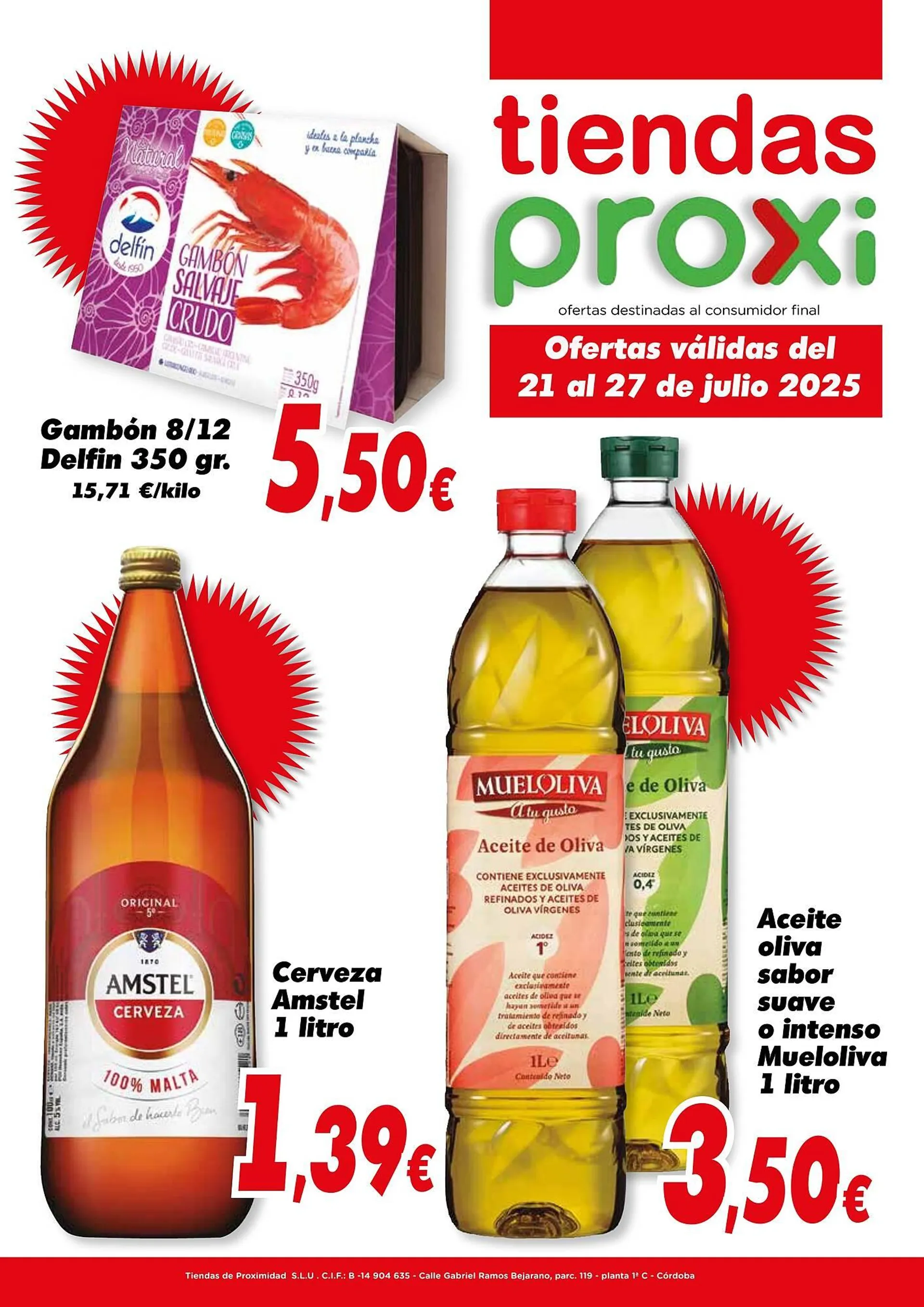 Catálogo de Folleto Proxi 21 de julio al 27 de julio 2025 - Página 1