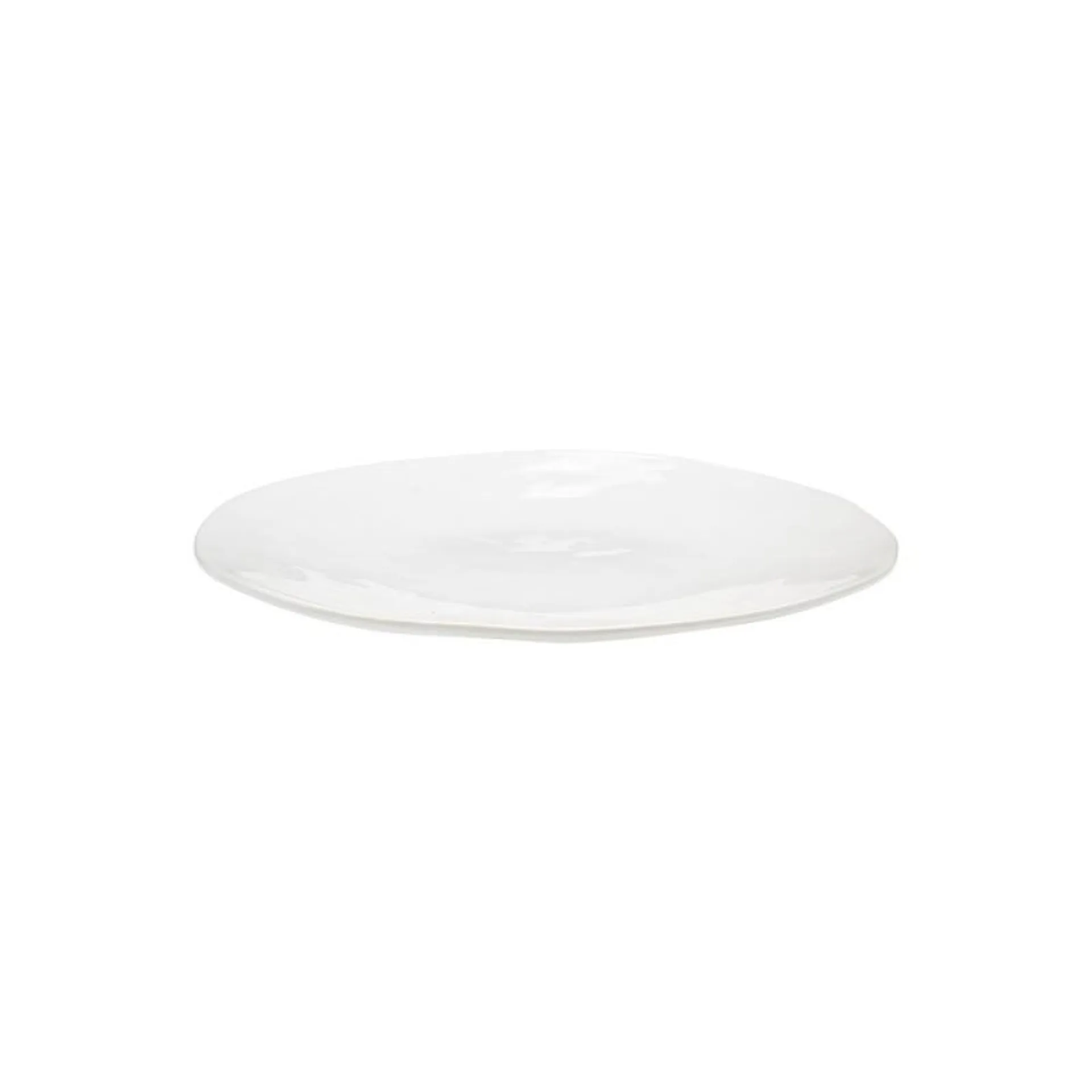 Amelia white flat plate Ø27cm