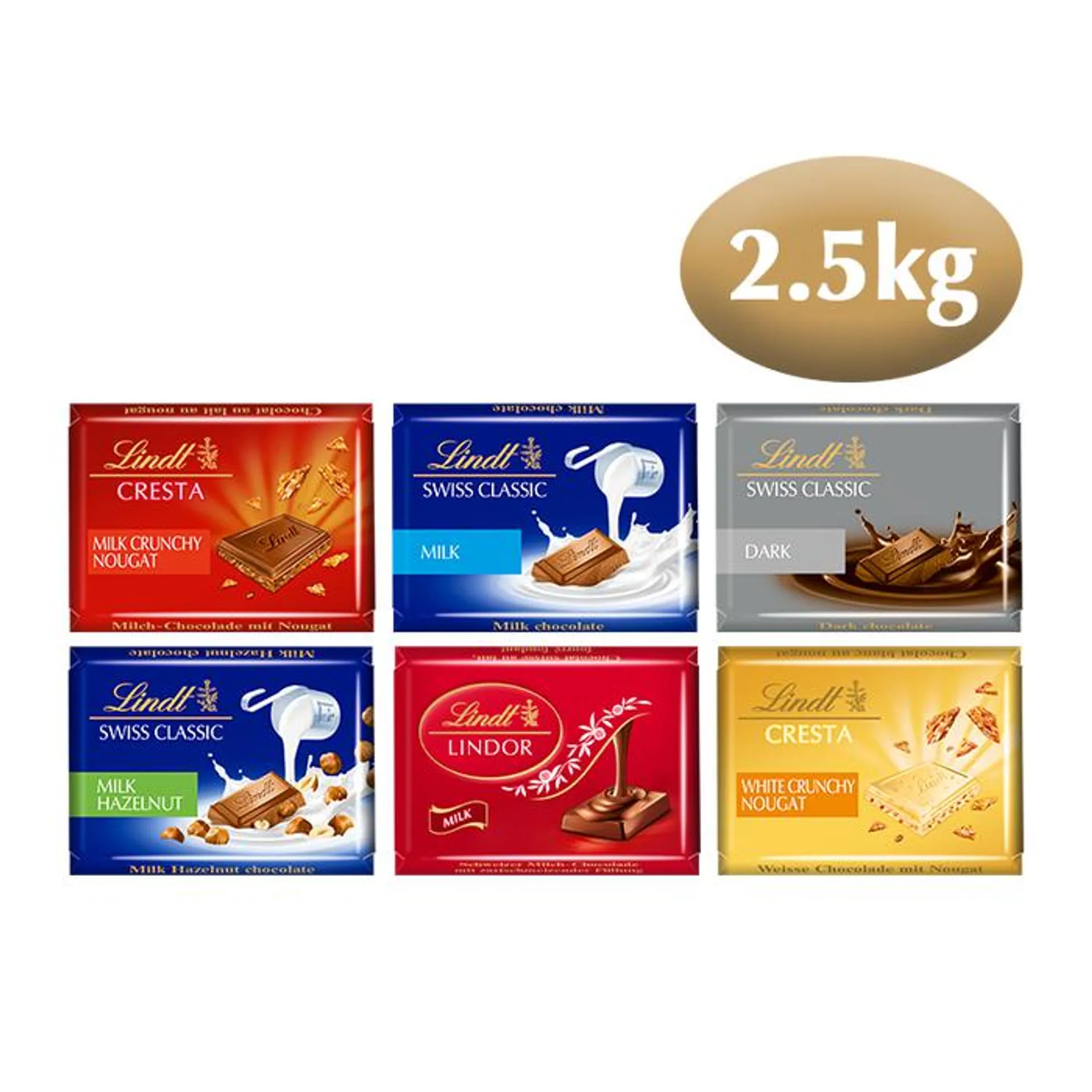 Caja de Napolitanas Lindt 2.5 Kg - Lindt