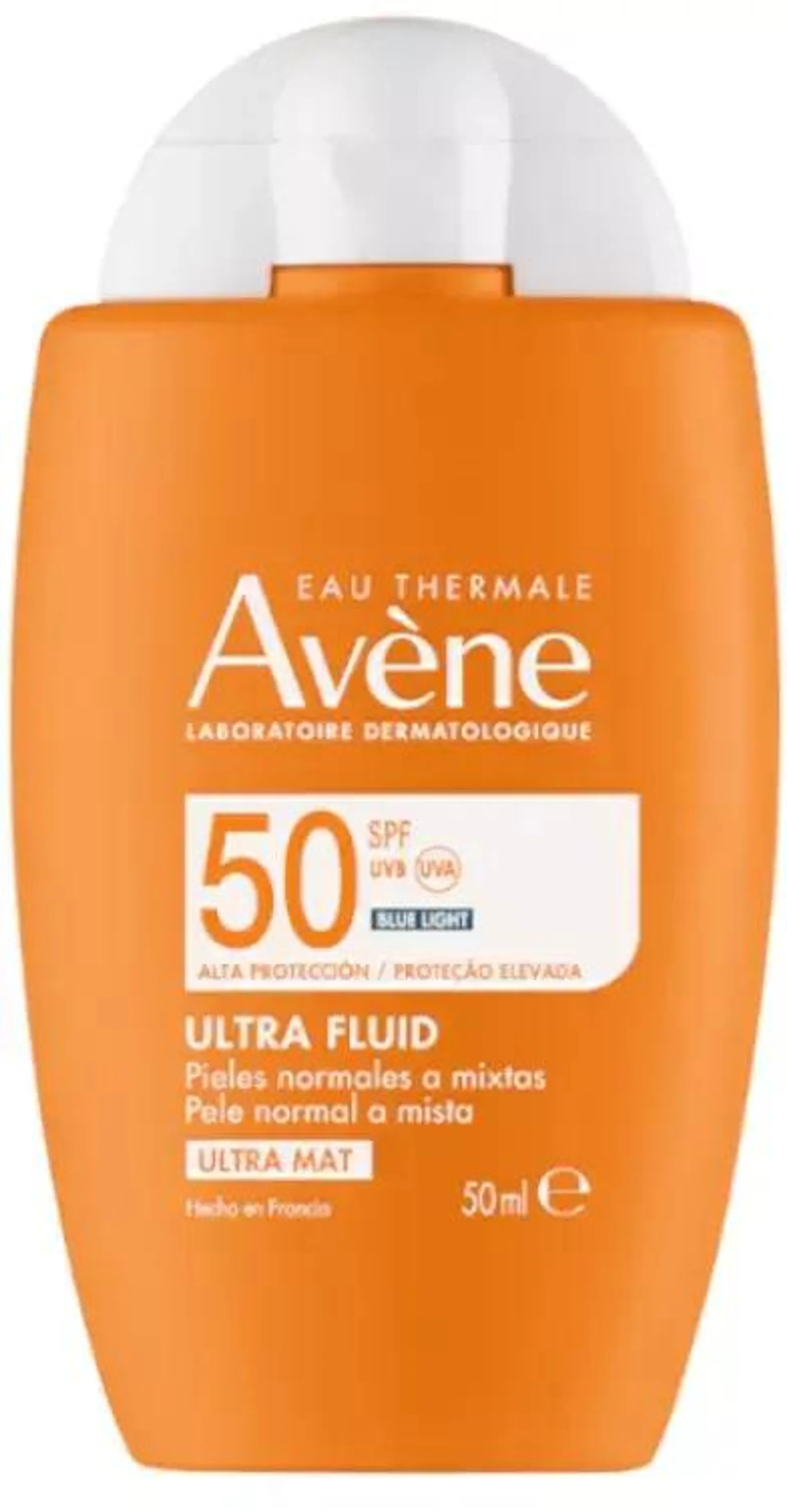 Avène Solar Ultra Fluido Invisible Ultra Mat SPF50+ 50 ml