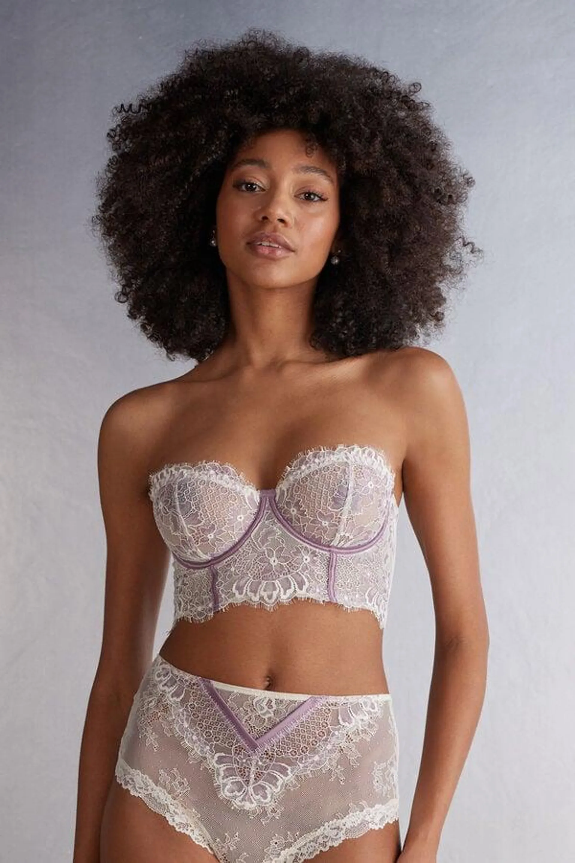 Secret Garden Balconette Bustier in Bandeau Style