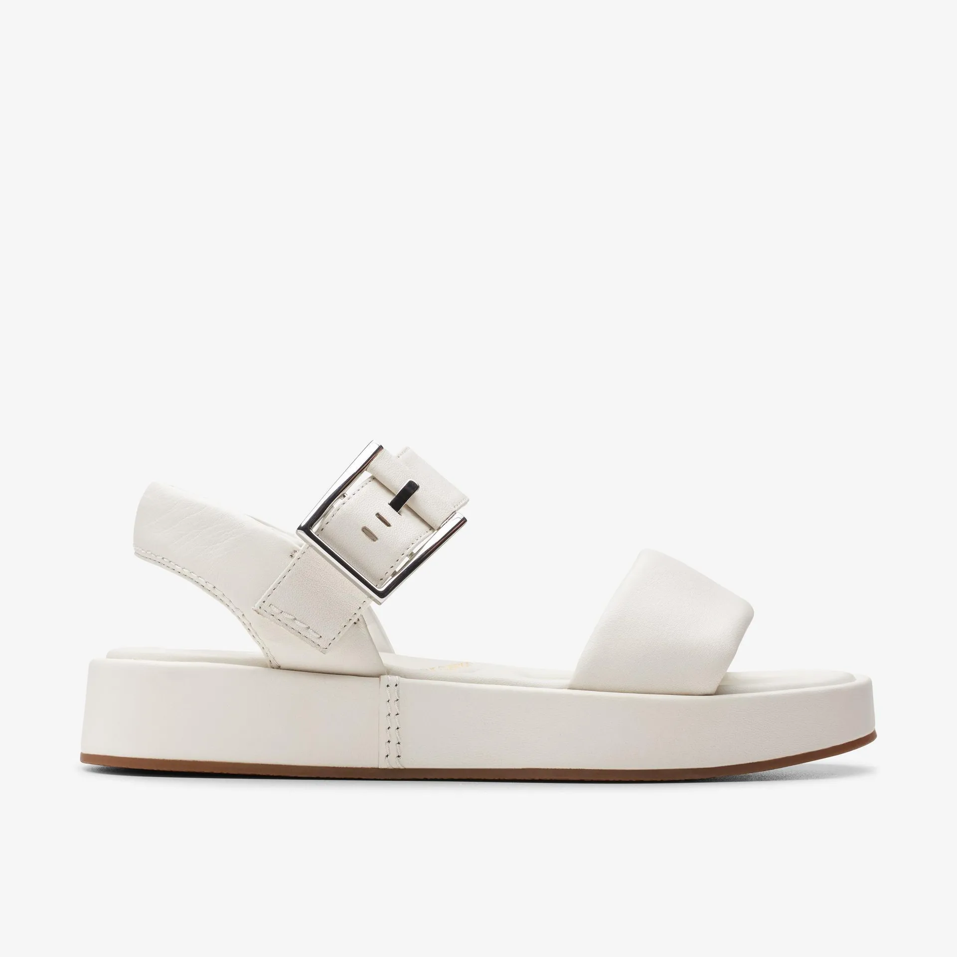 Alda Strap Cuero blanco roto