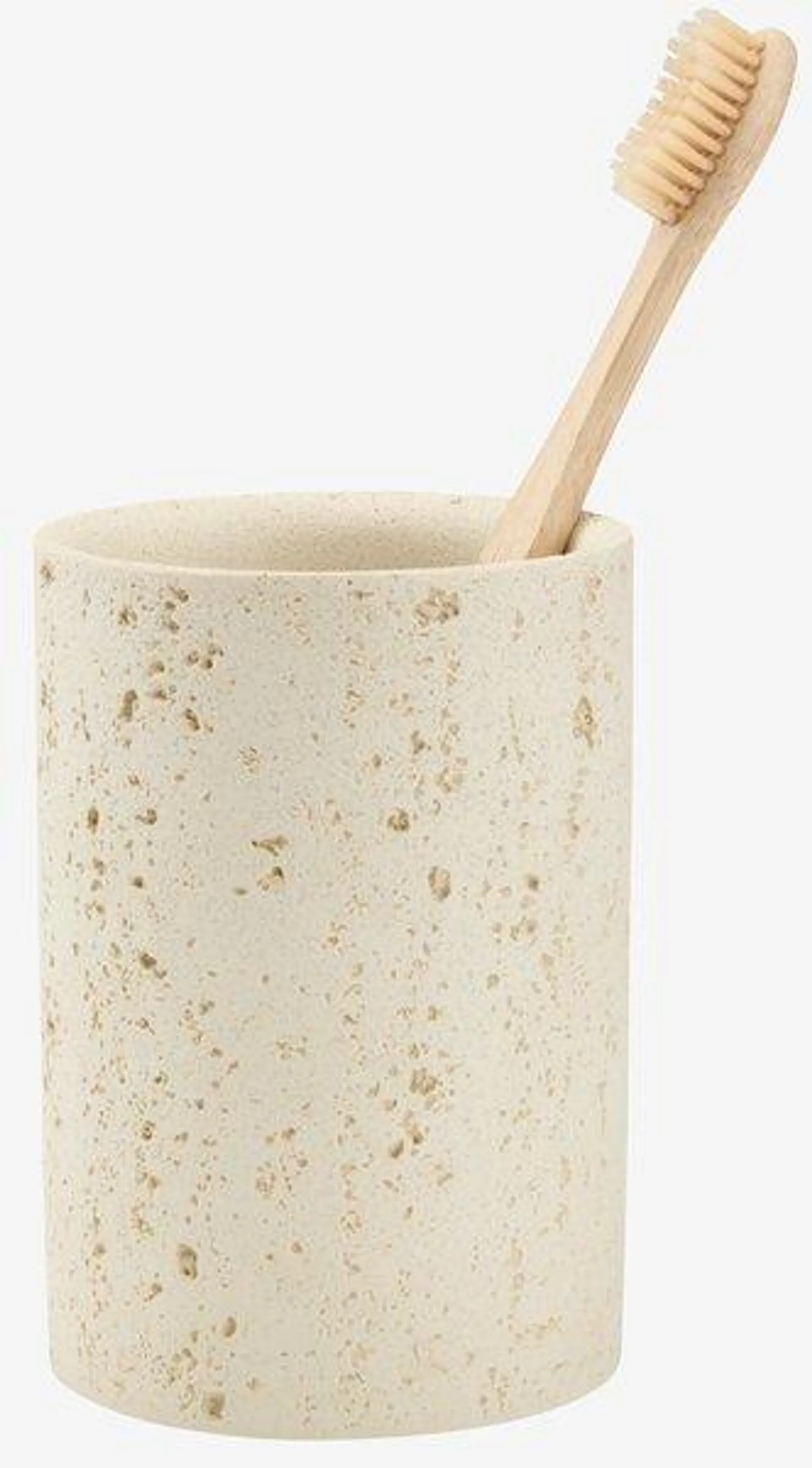 Toothbrush holder TORUP beige stone