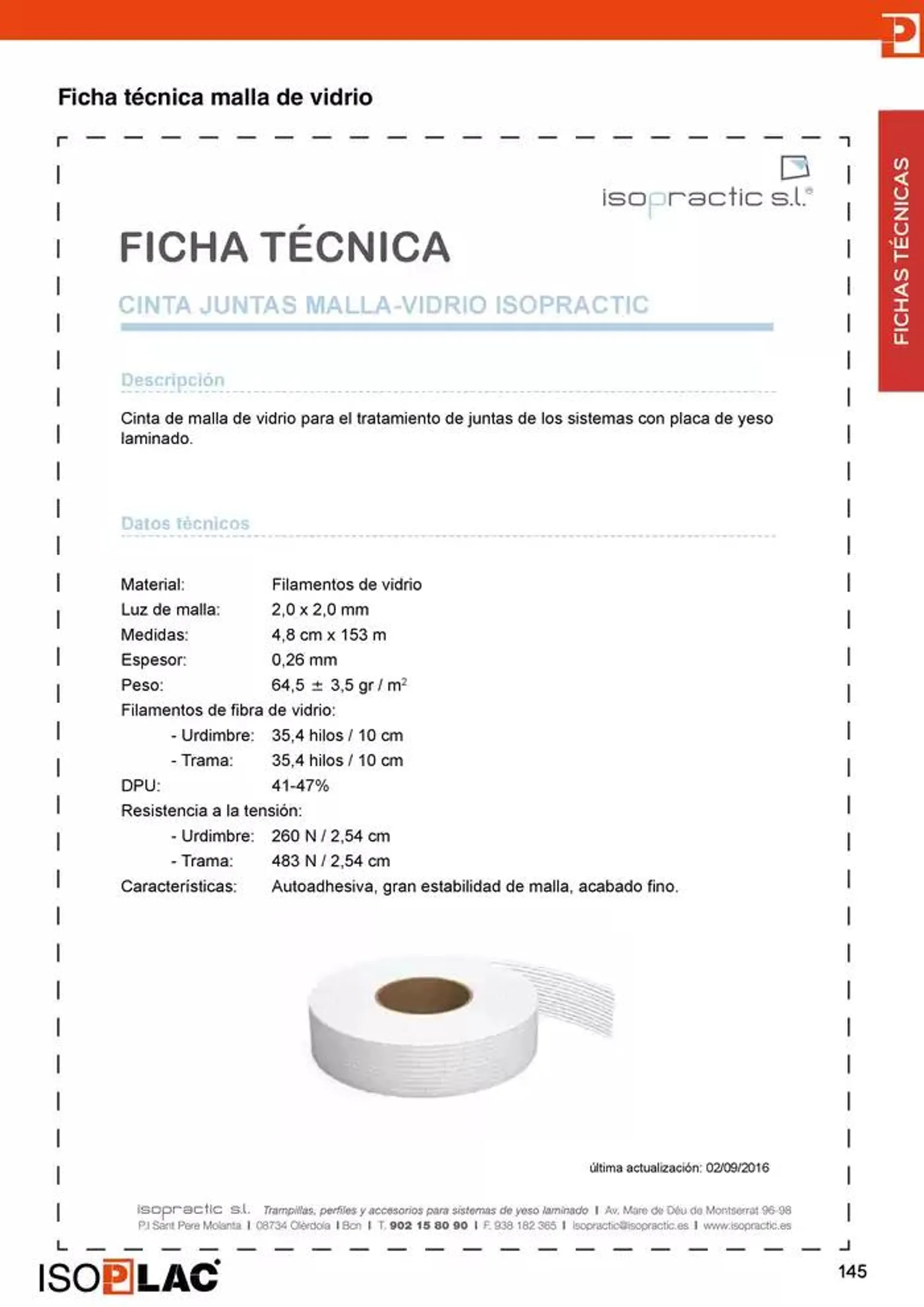 Catálogo de Manual Técnico Isoplac 15 de noviembre al 30 de noviembre 2024 - Página 145