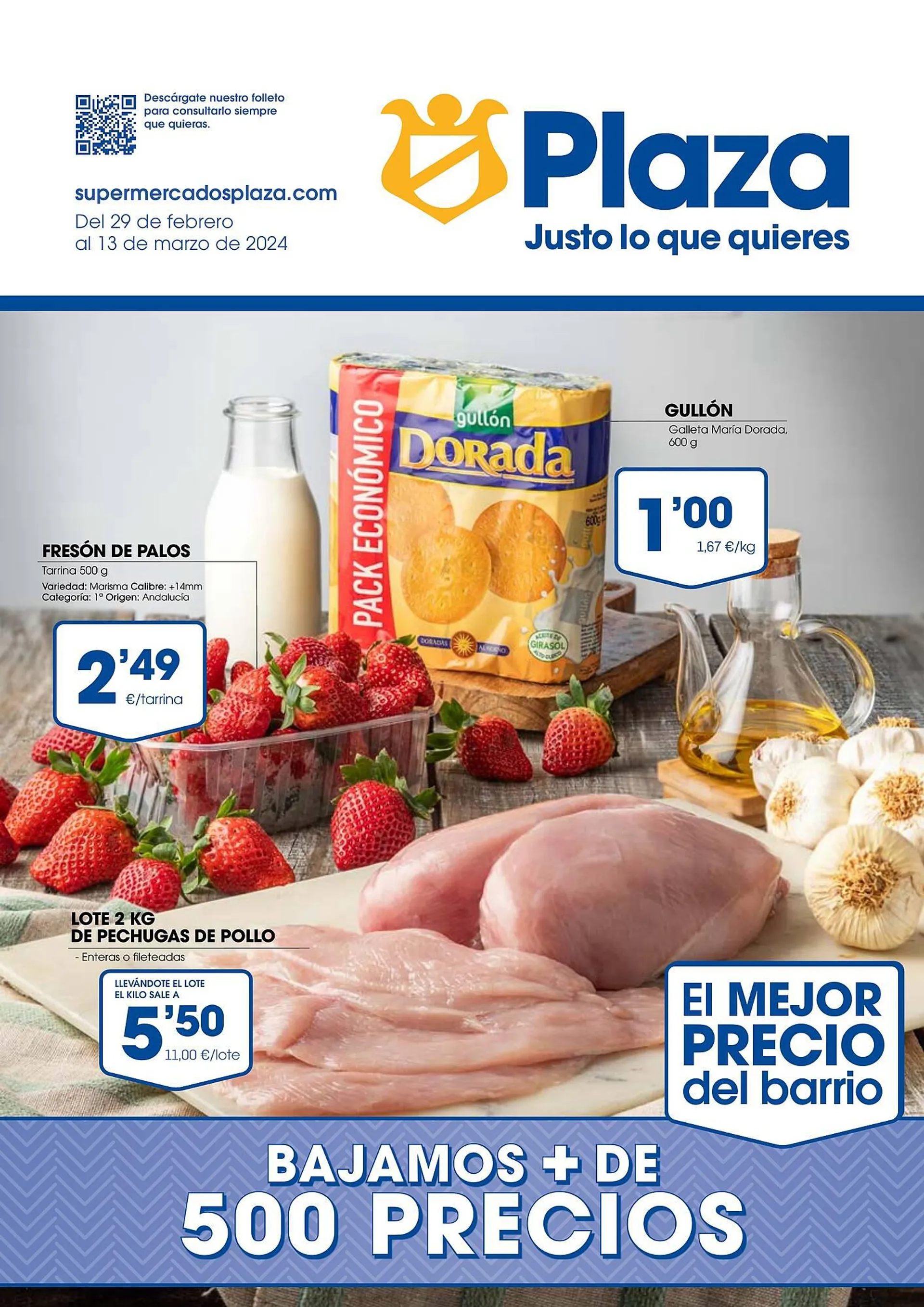Catálogo de Folleto Supermercados Plaza 29 de febrero al 13 de marzo 2024 - Página 1