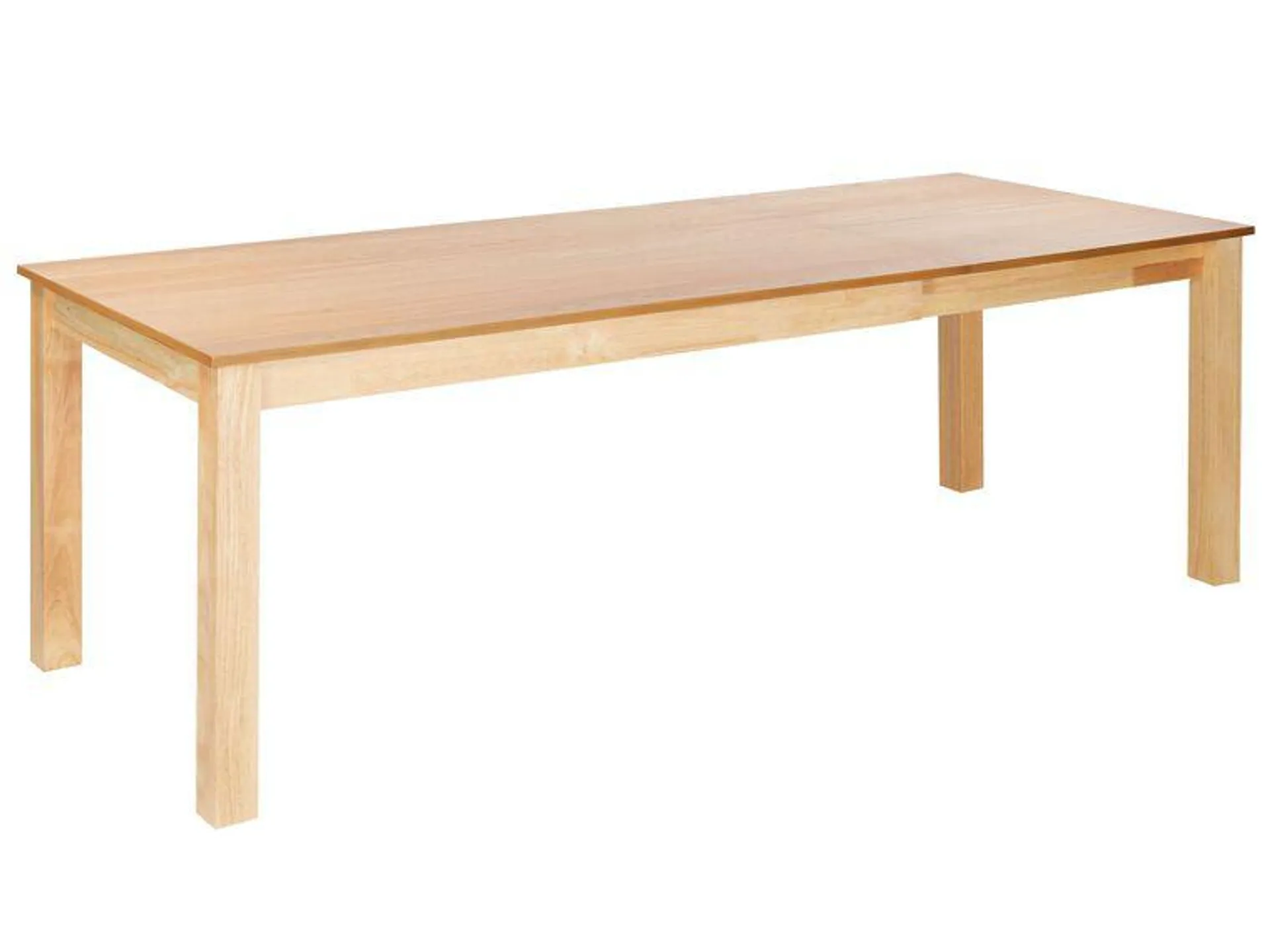 Mesa de comedor extensible en madera clara 160/240 x 90 cm MADURA