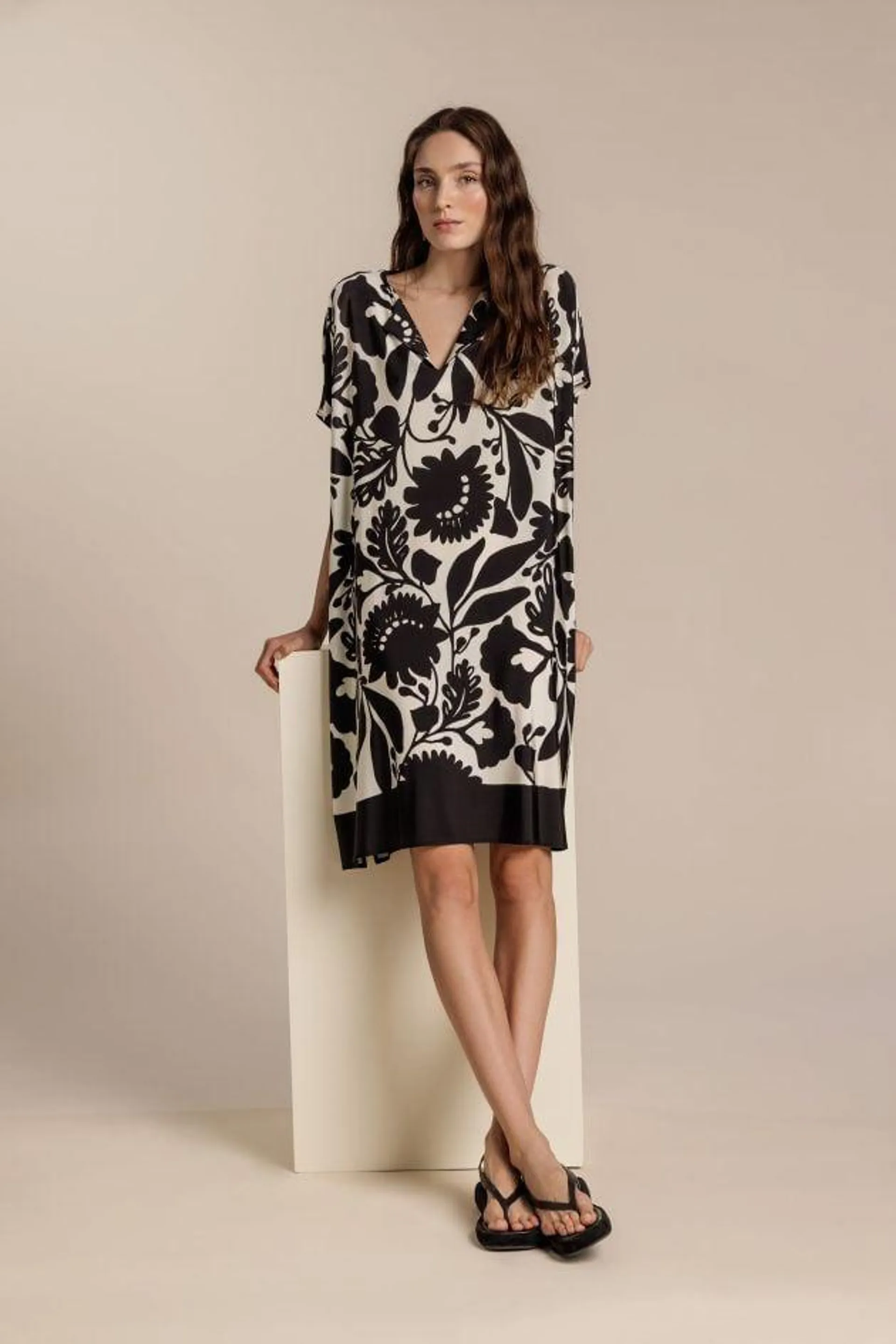 Kaftan estampado