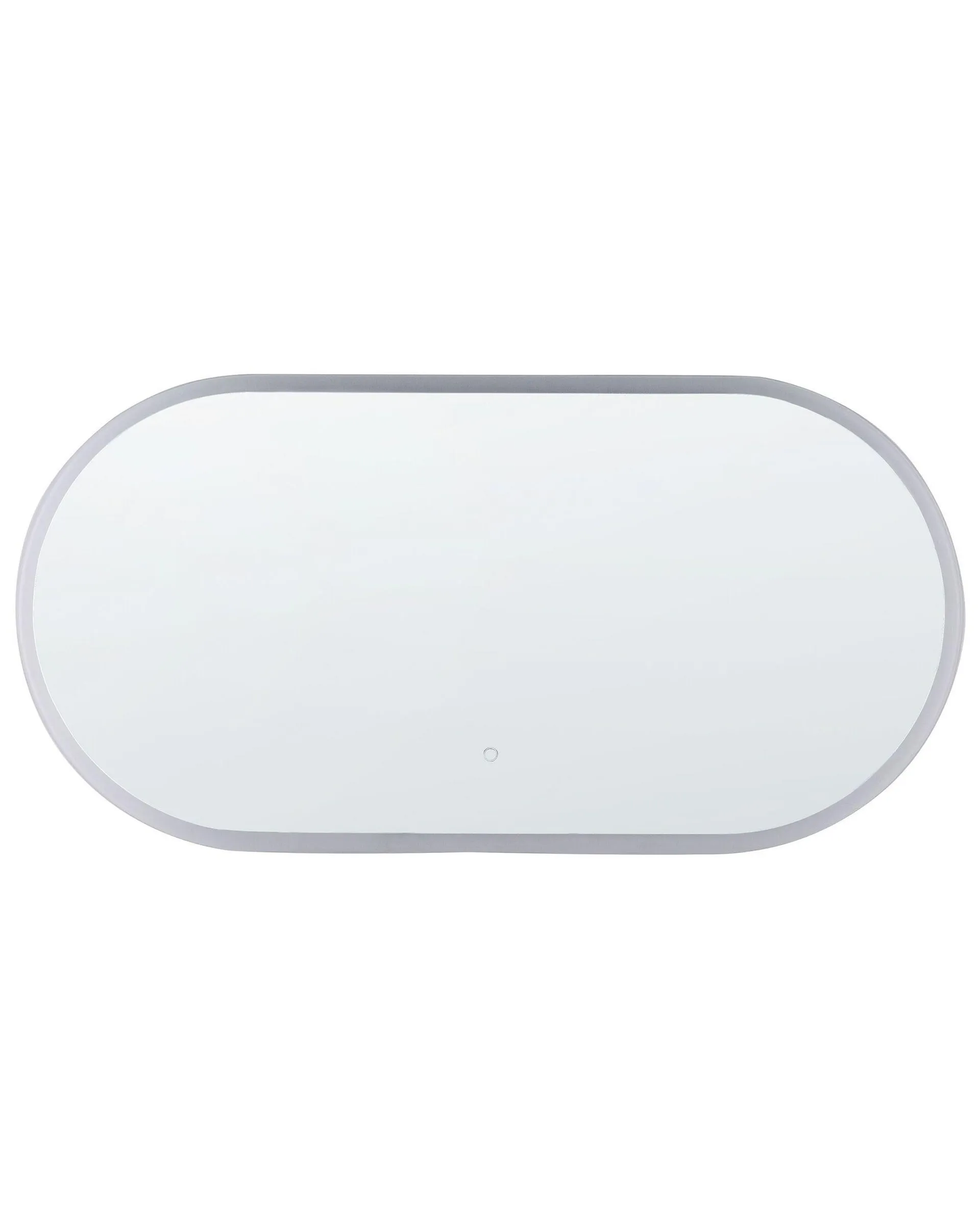 Espejo LED de baño CHATEAUROUX 120 cm 60 cm Plateado