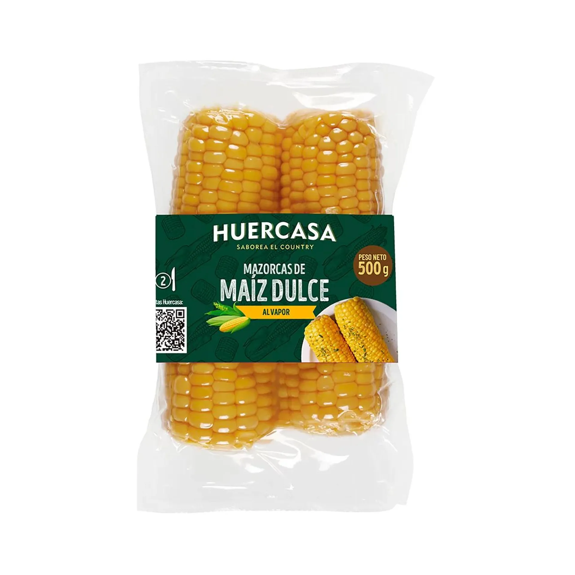 HUERCASA Maíz cocido 500 g.