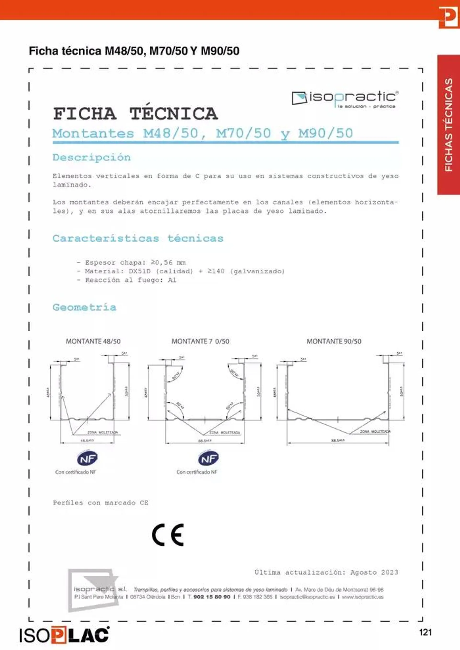 Catálogo de Manual Técnico Isoplac 15 de noviembre al 30 de noviembre 2024 - Página 121