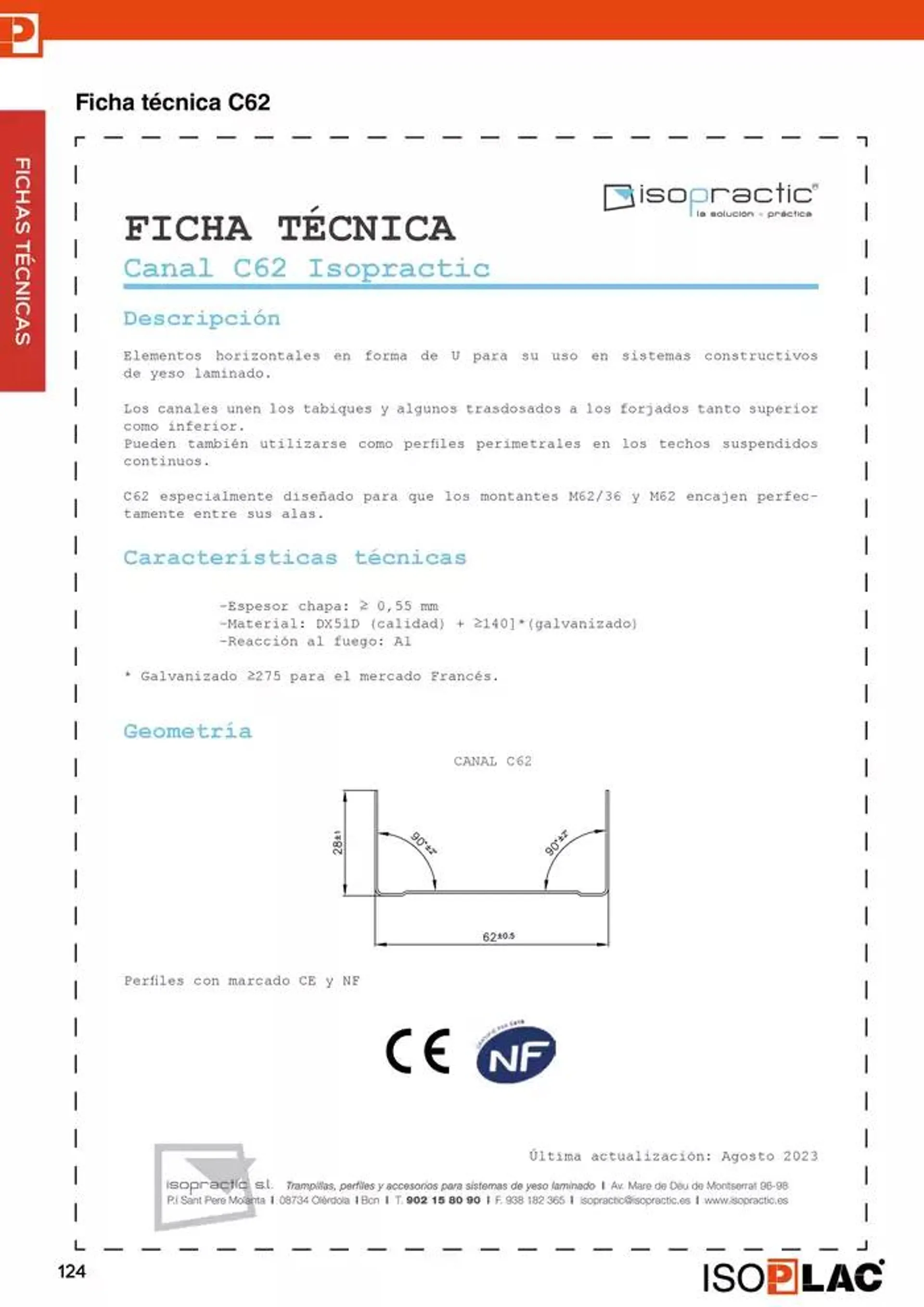 Catálogo de Manual Técnico Isoplac 15 de noviembre al 30 de noviembre 2024 - Página 124