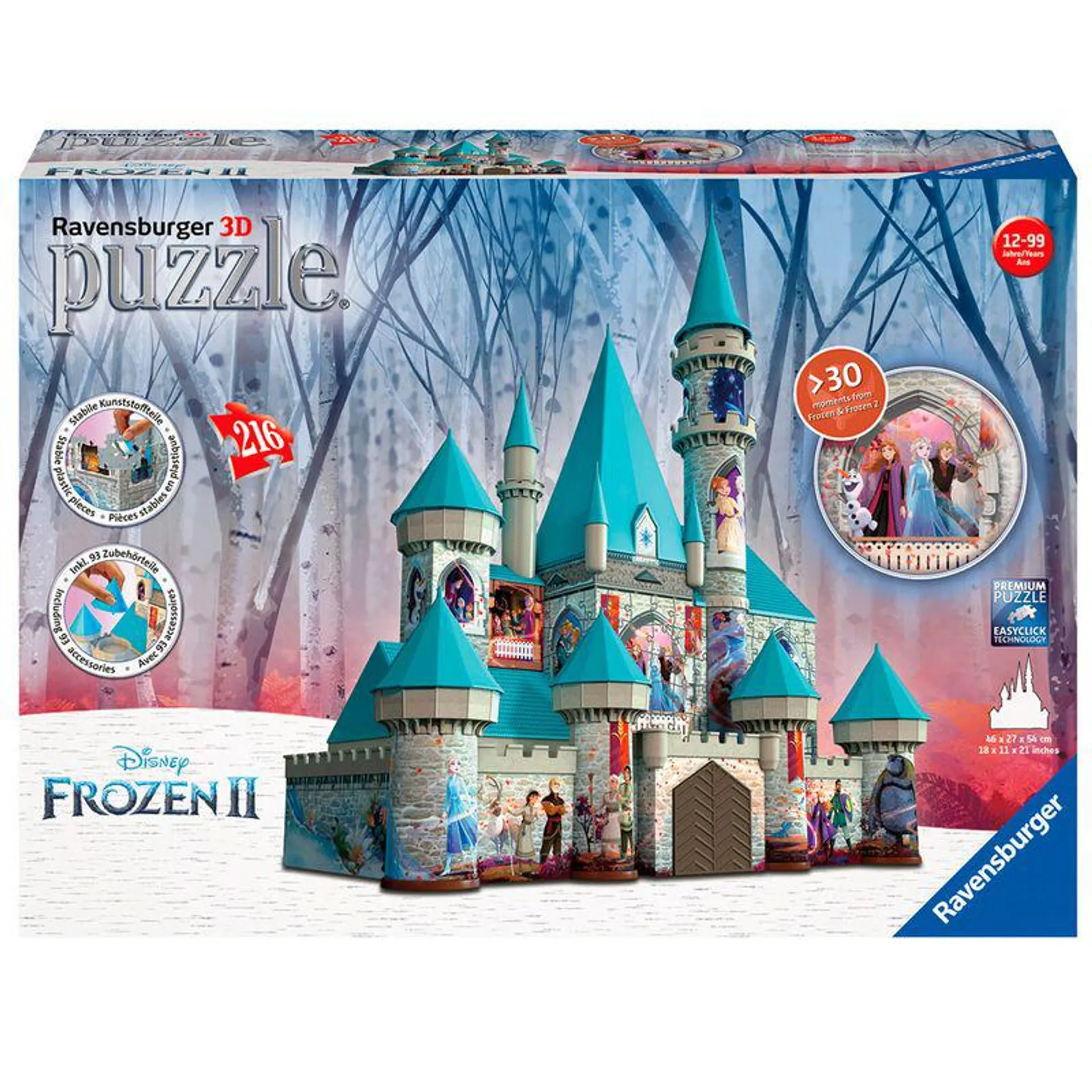 Frozen 2 Puzzle 3D Puzzle Castillo de Hielo