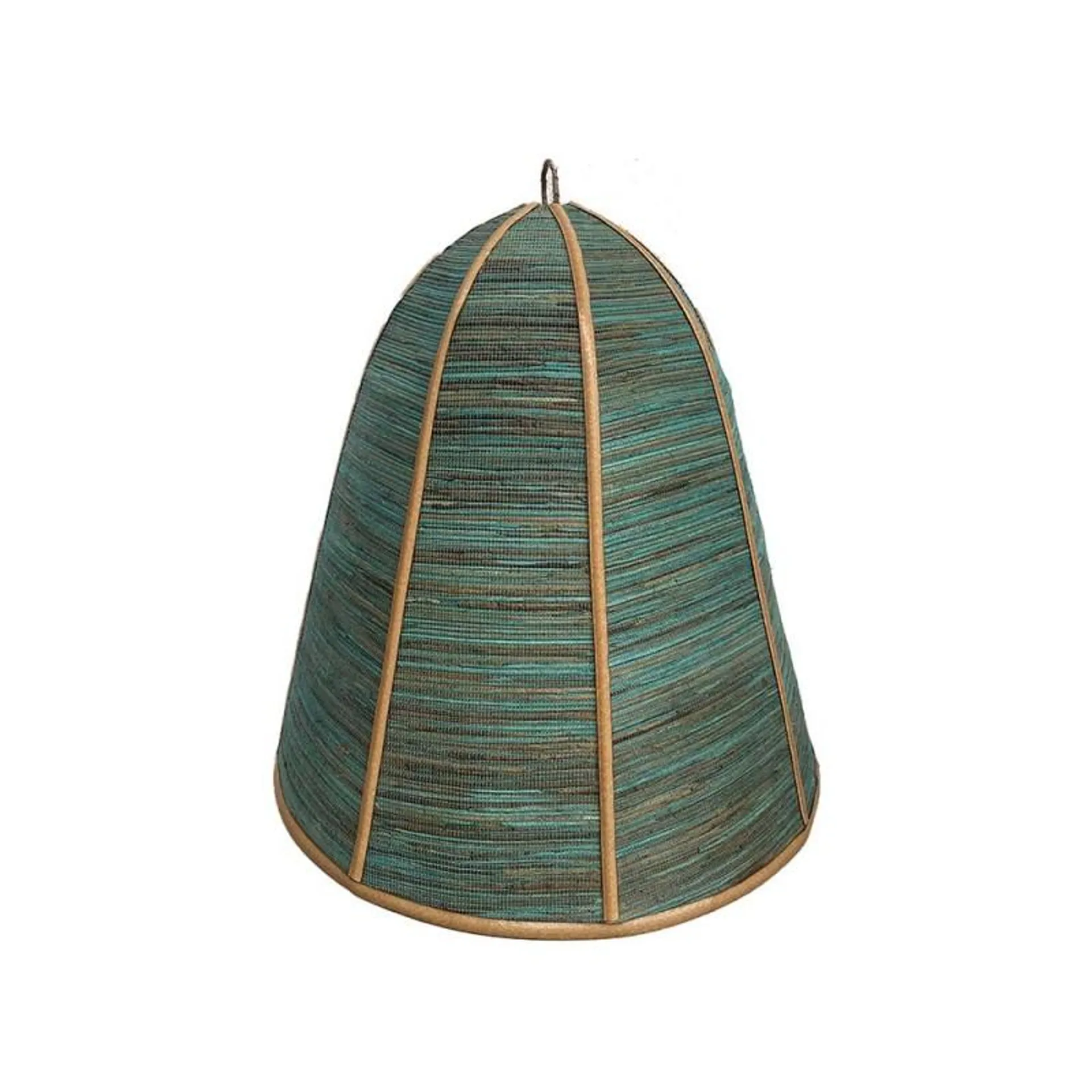 Emi ceiling lampshade, turquoise blue