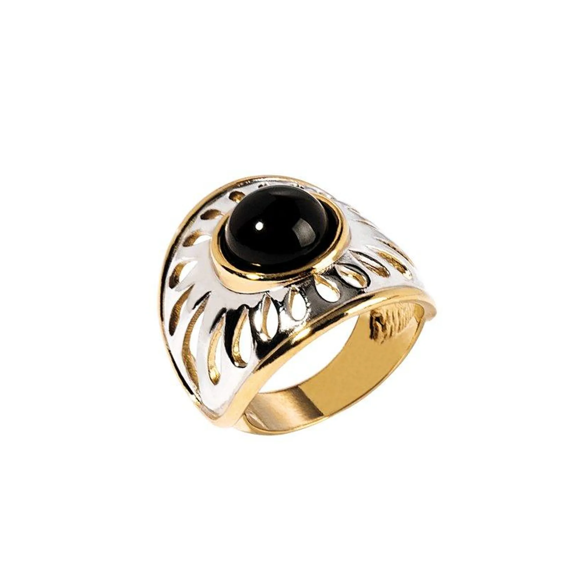 Anillo lagrima negra