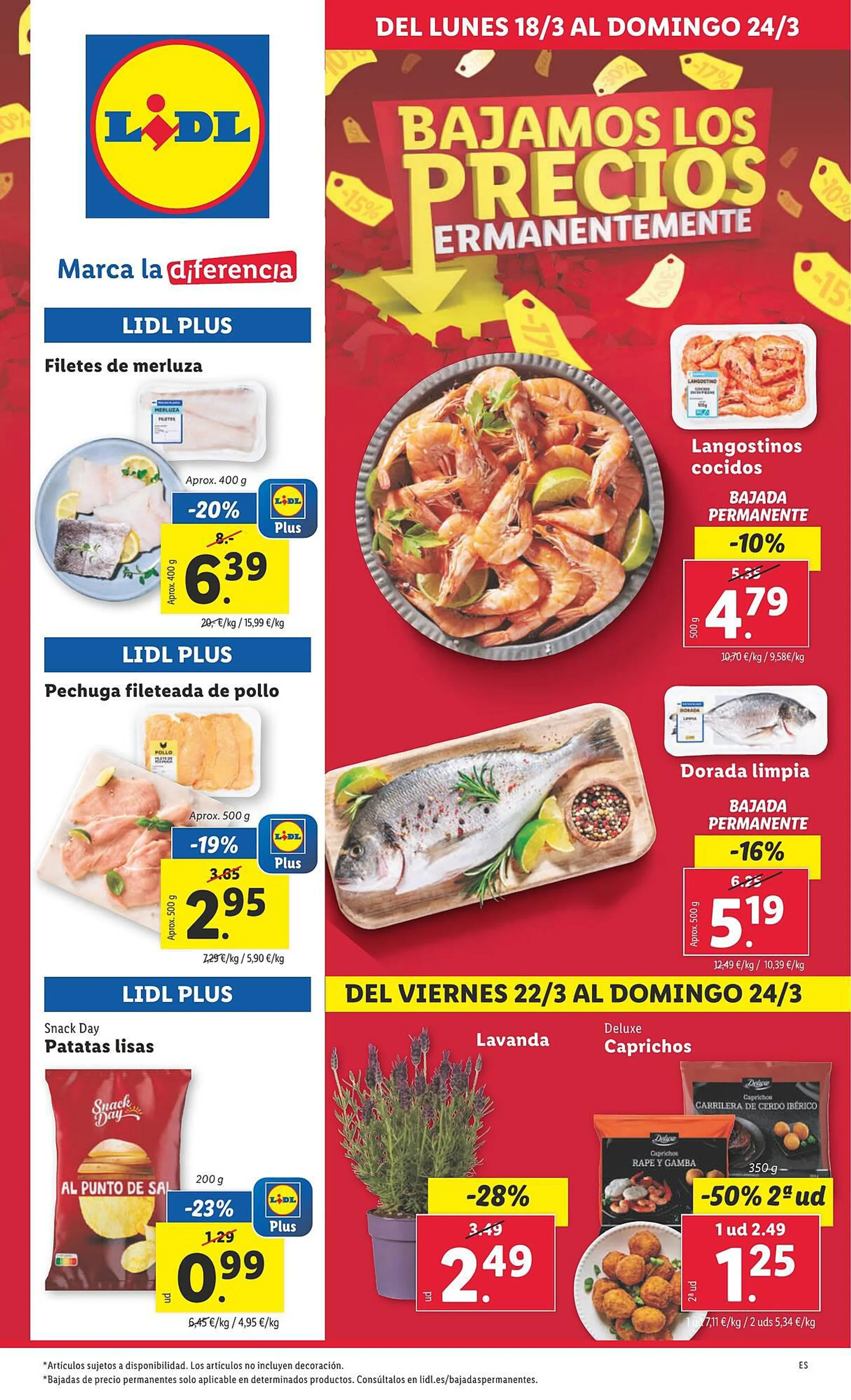 Catálogo de Folleto Lidl 18 de marzo al 24 de marzo 2024 - Página 1