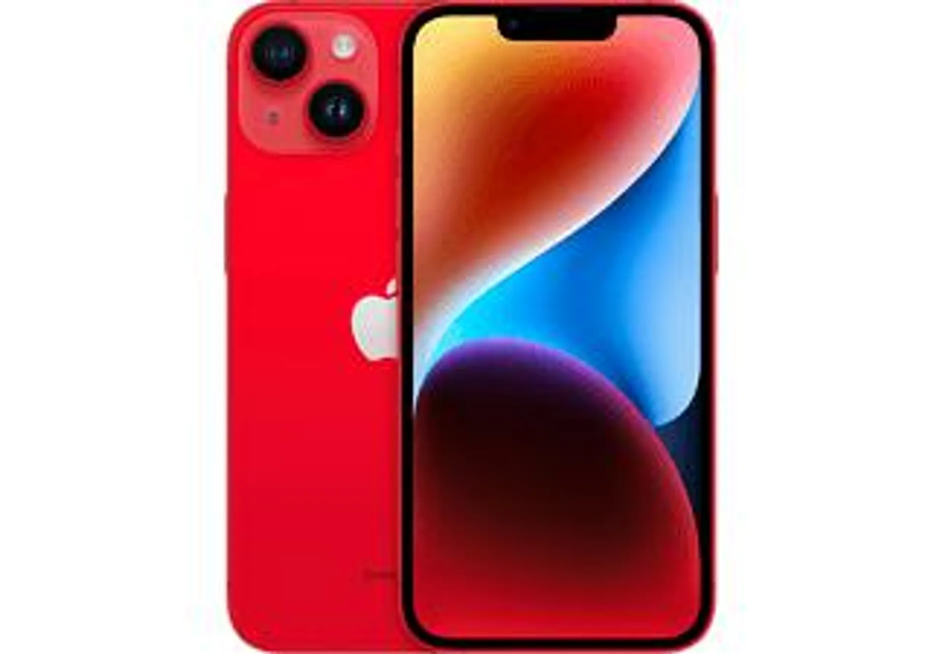 APPLE iPhone 14, PRODUCT (RED), 128 GB, 5G, 6.1" OLED Super Retina XDR, Chip A15 Bionic, iOS