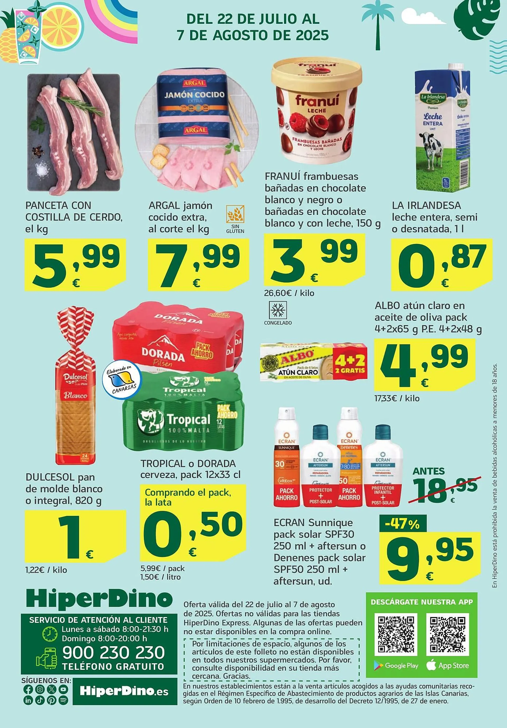 Catálogo de Folleto HiperDino 22 de julio al 7 de agosto 2025 - Página 43