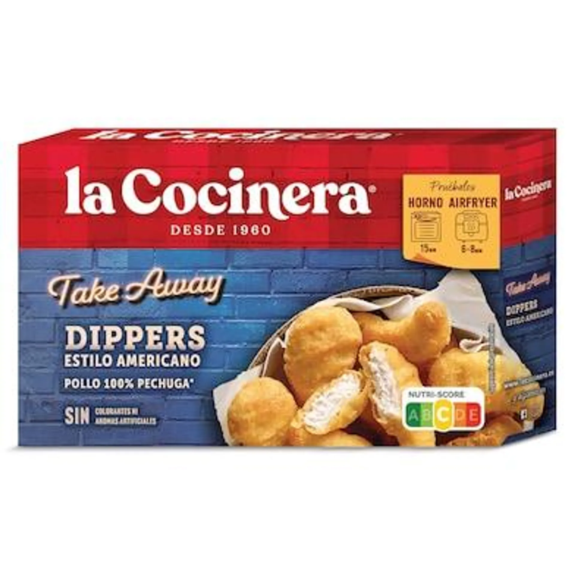 Dippers de pollo al estilo americano La cocinera caja 220 g